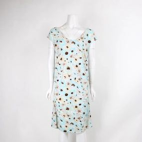 Latest Addition Floral Midi Dress Gabby Bitter Choc Cotton Midi Dress
