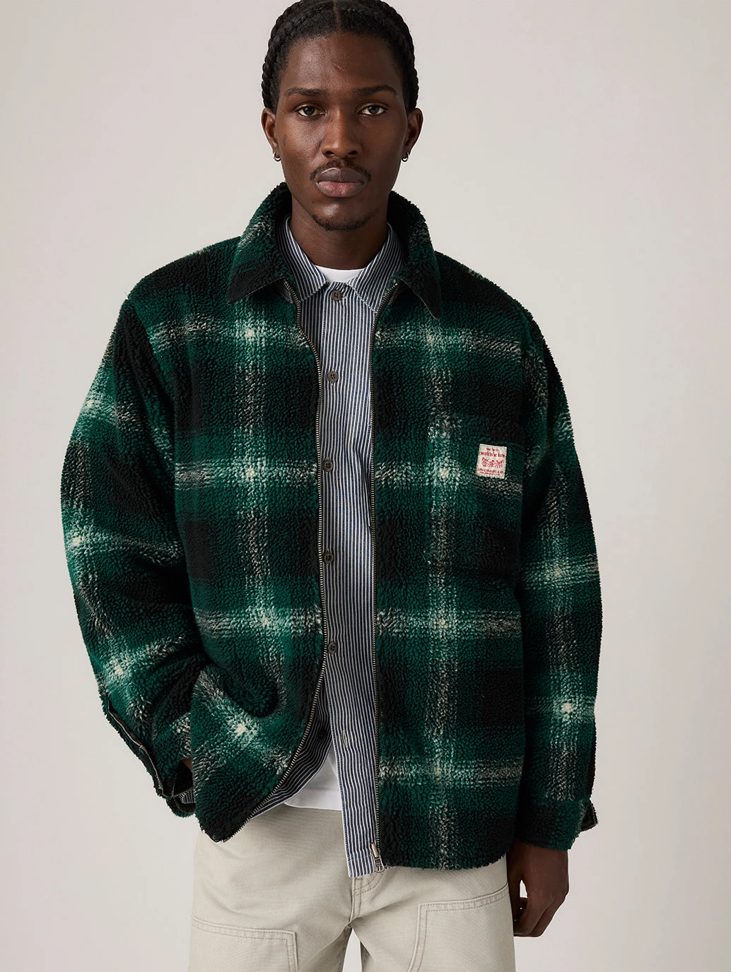 Puffy Jackets Men's Reversible Shacket