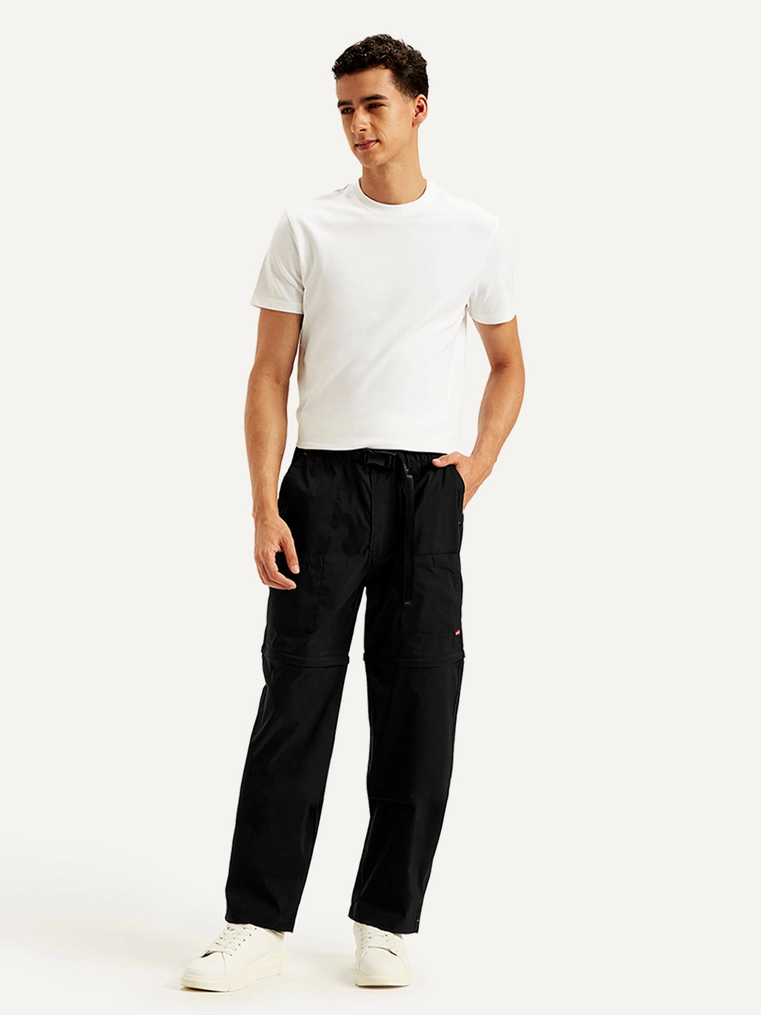 Cargo Pants Primark Men's Black Cargo Fit Trousers