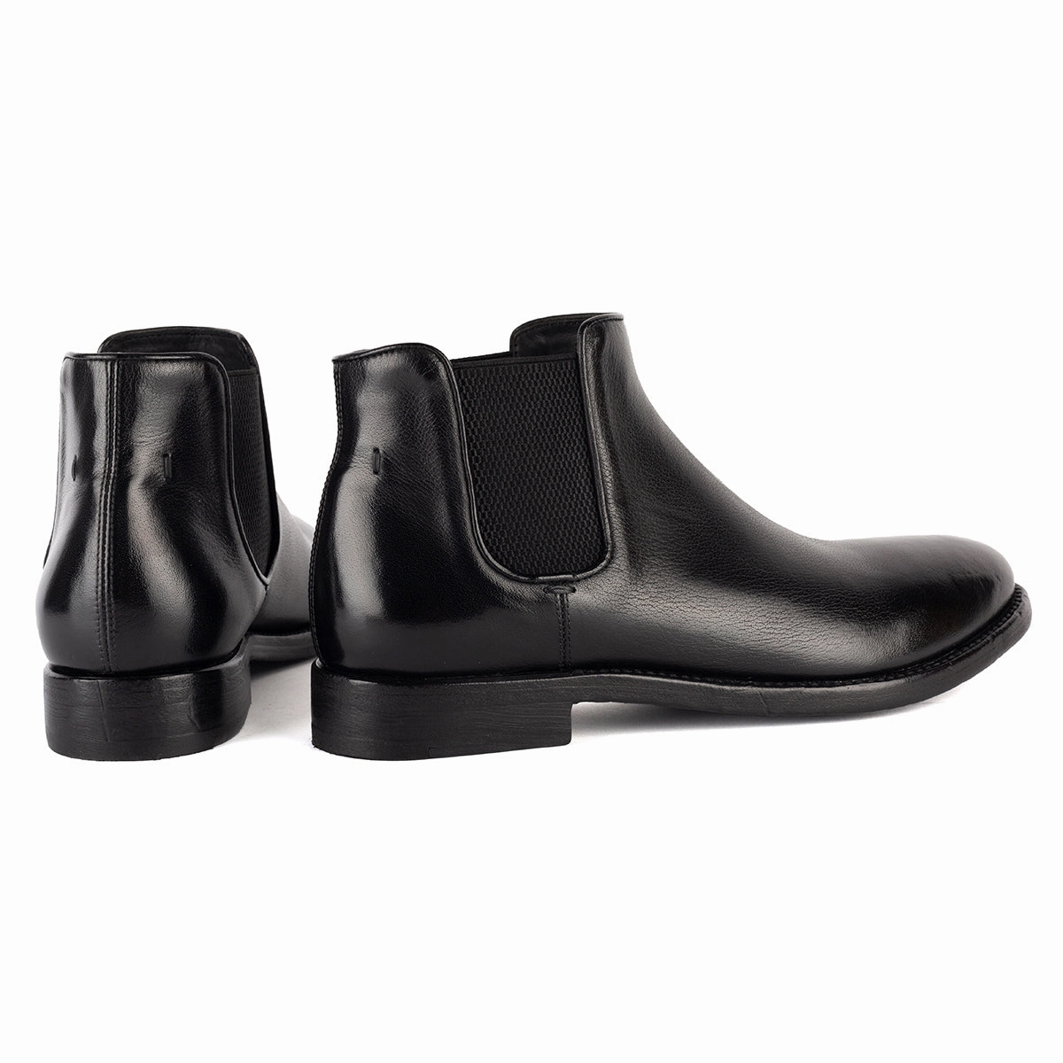 Suede Chelsea Boots In Rain ELIAS 628 <br>Black chelsea boot