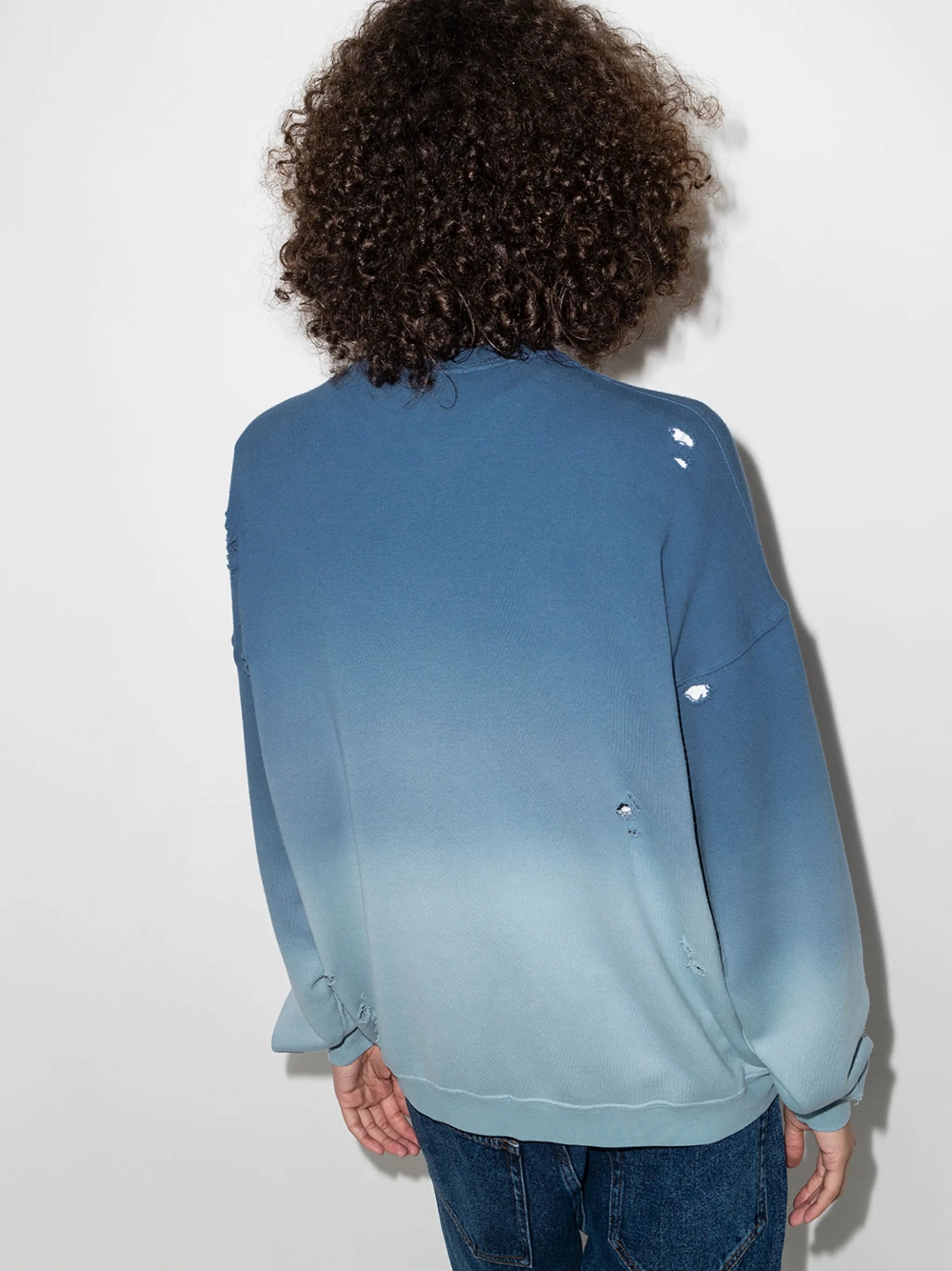 Elvis-print distressed-effect sweatshirt Quotes On Sweatshirts