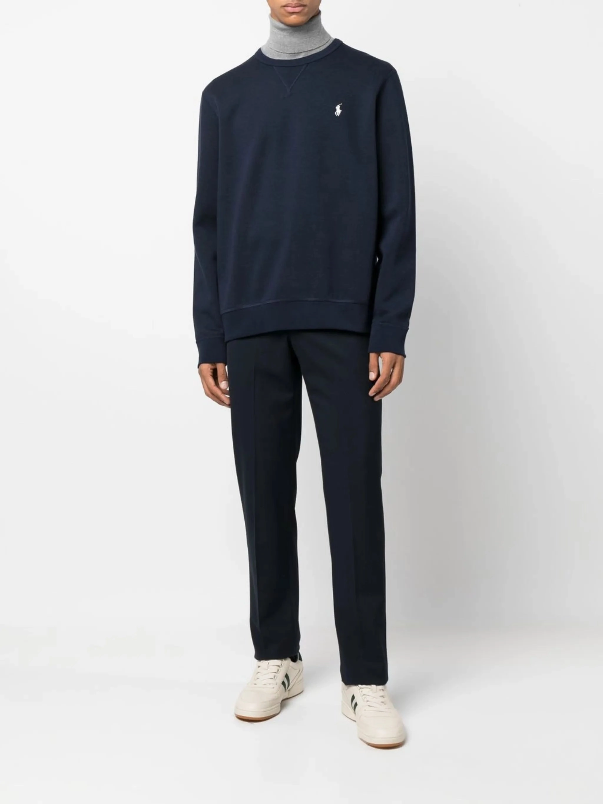 Stoll Knitwear embroidered-logo crew neck jumper