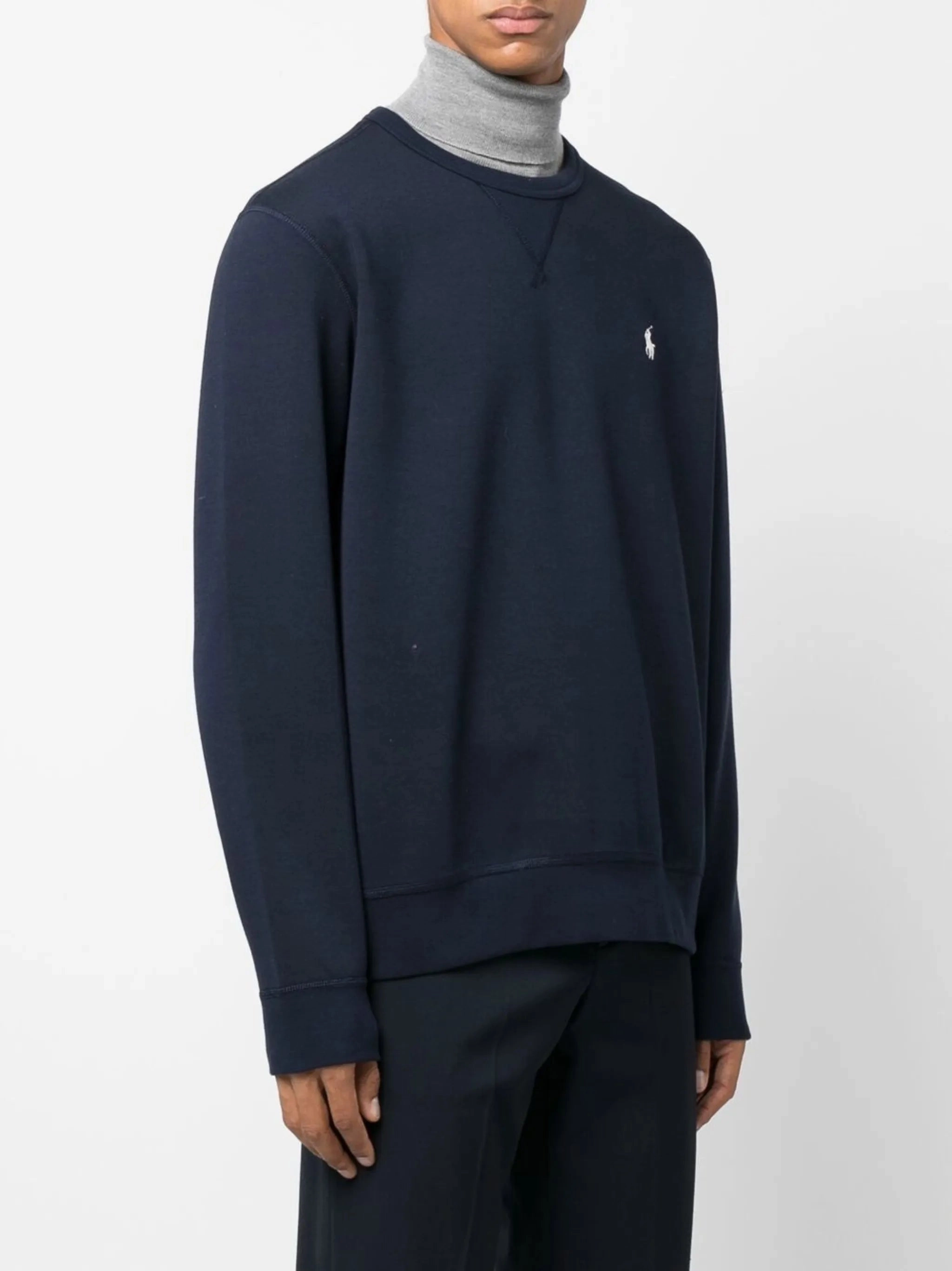 embroidered-logo crew neck jumper Sm Knitwear