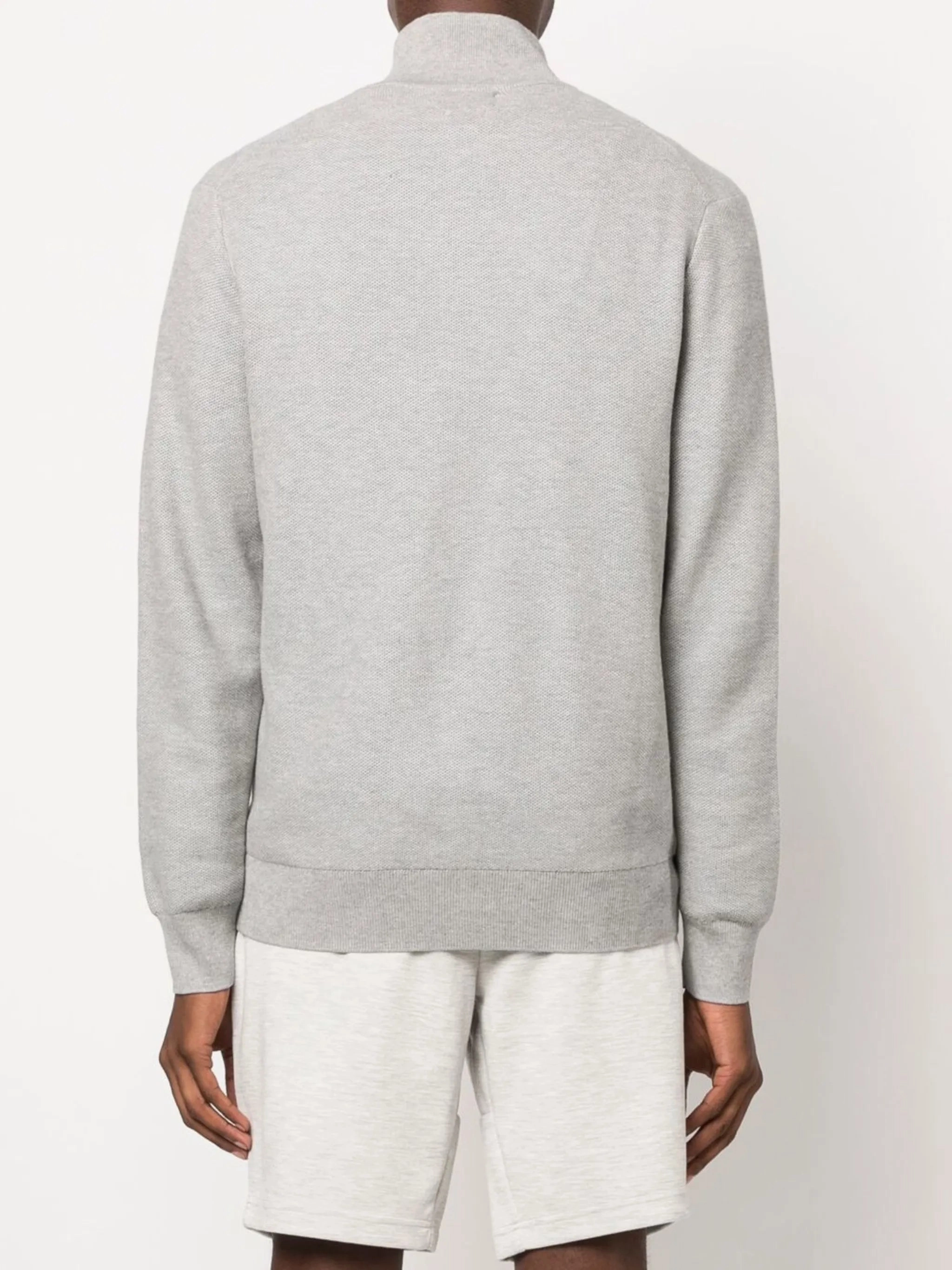 embroidered-logo quarter-zip sweatshirt Kookai Knitwear