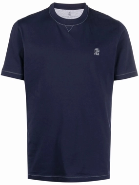 embroidered-logo T-shirt Techno Music T Shirts