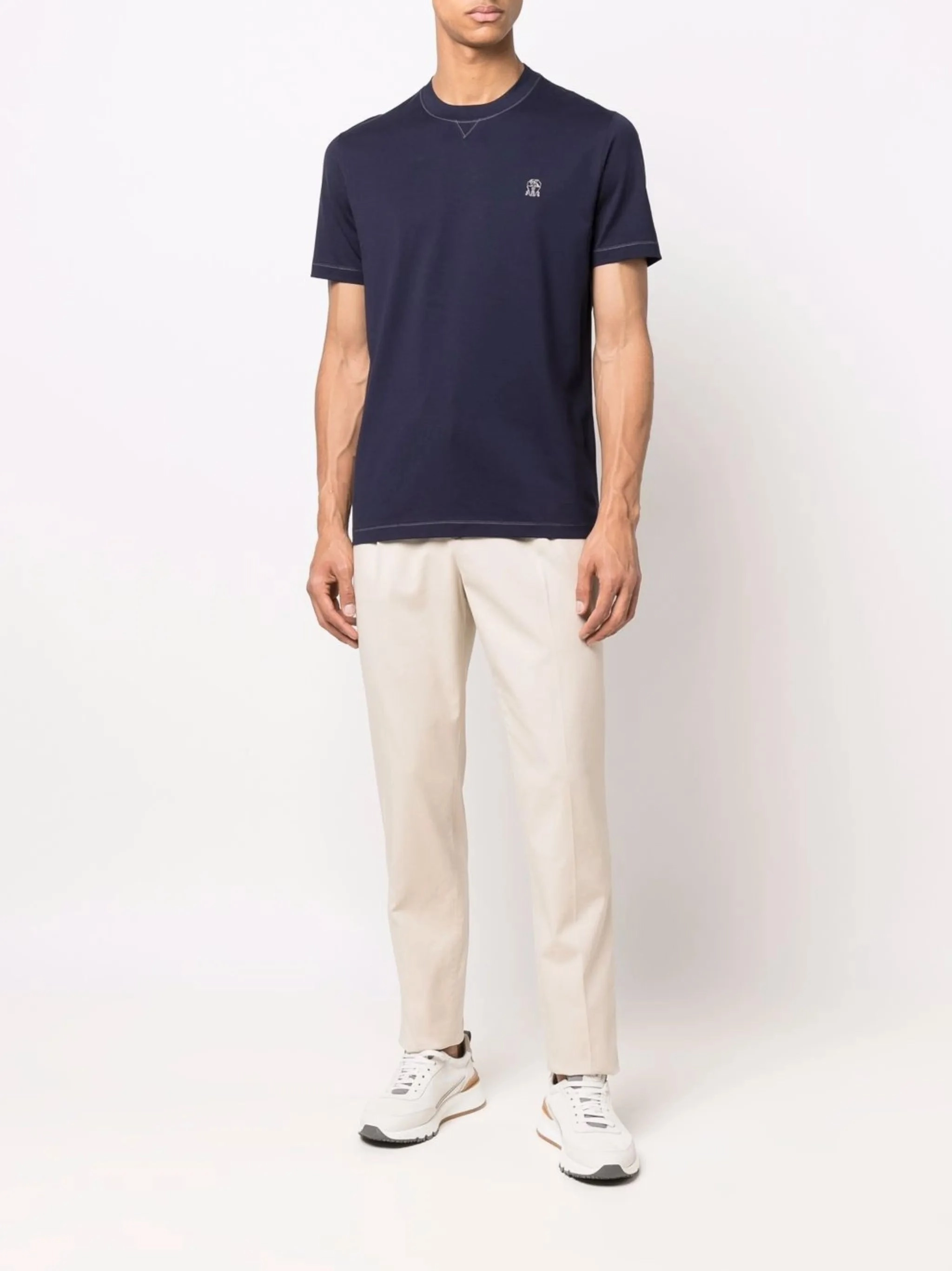 Make Custom T Shirts embroidered-logo T-shirt