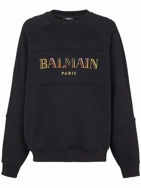 embroidered oversized sweatshirt Lardini Knitwear