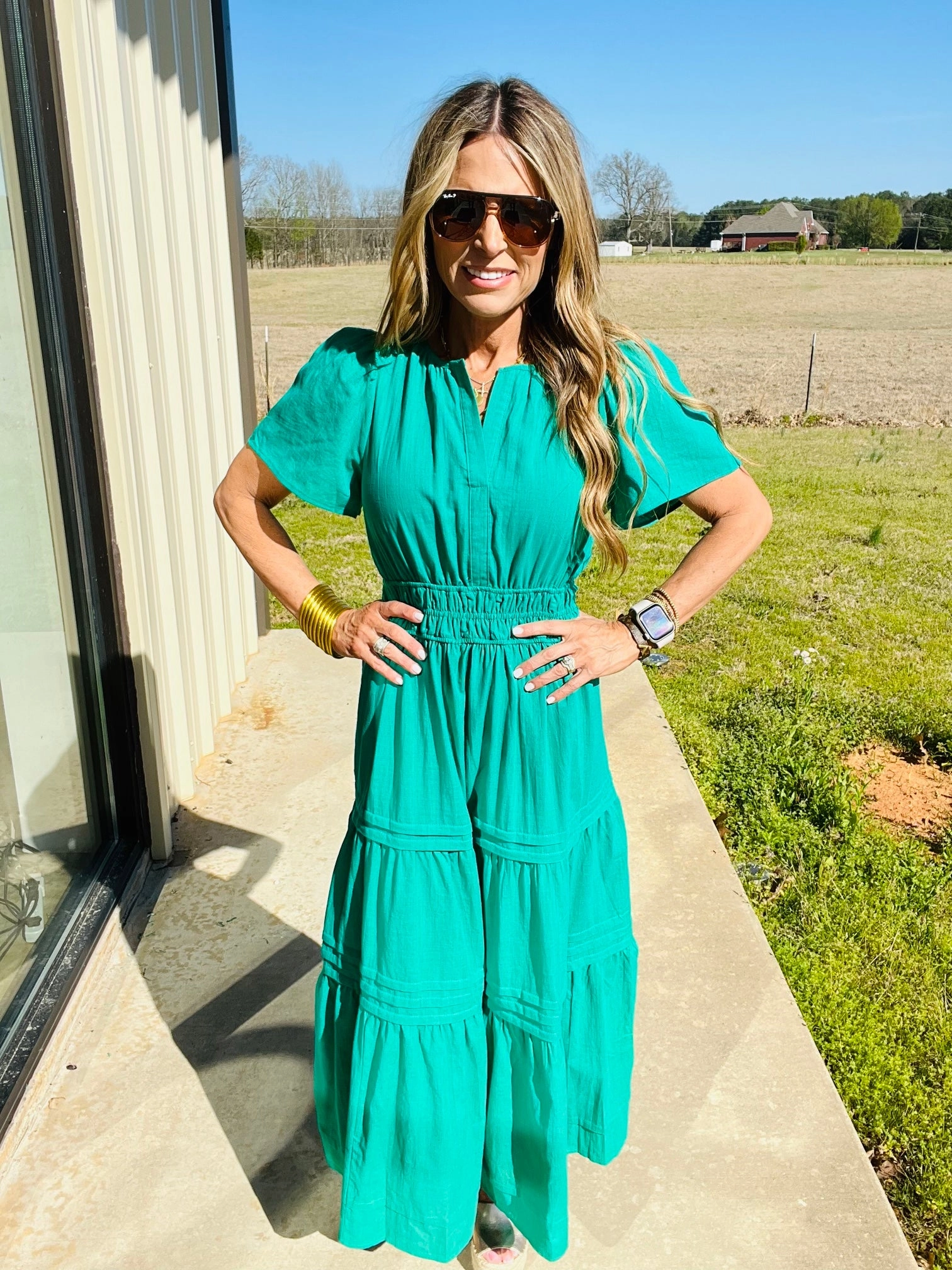 Abby Midi Dress EMERALD CITY MIDI