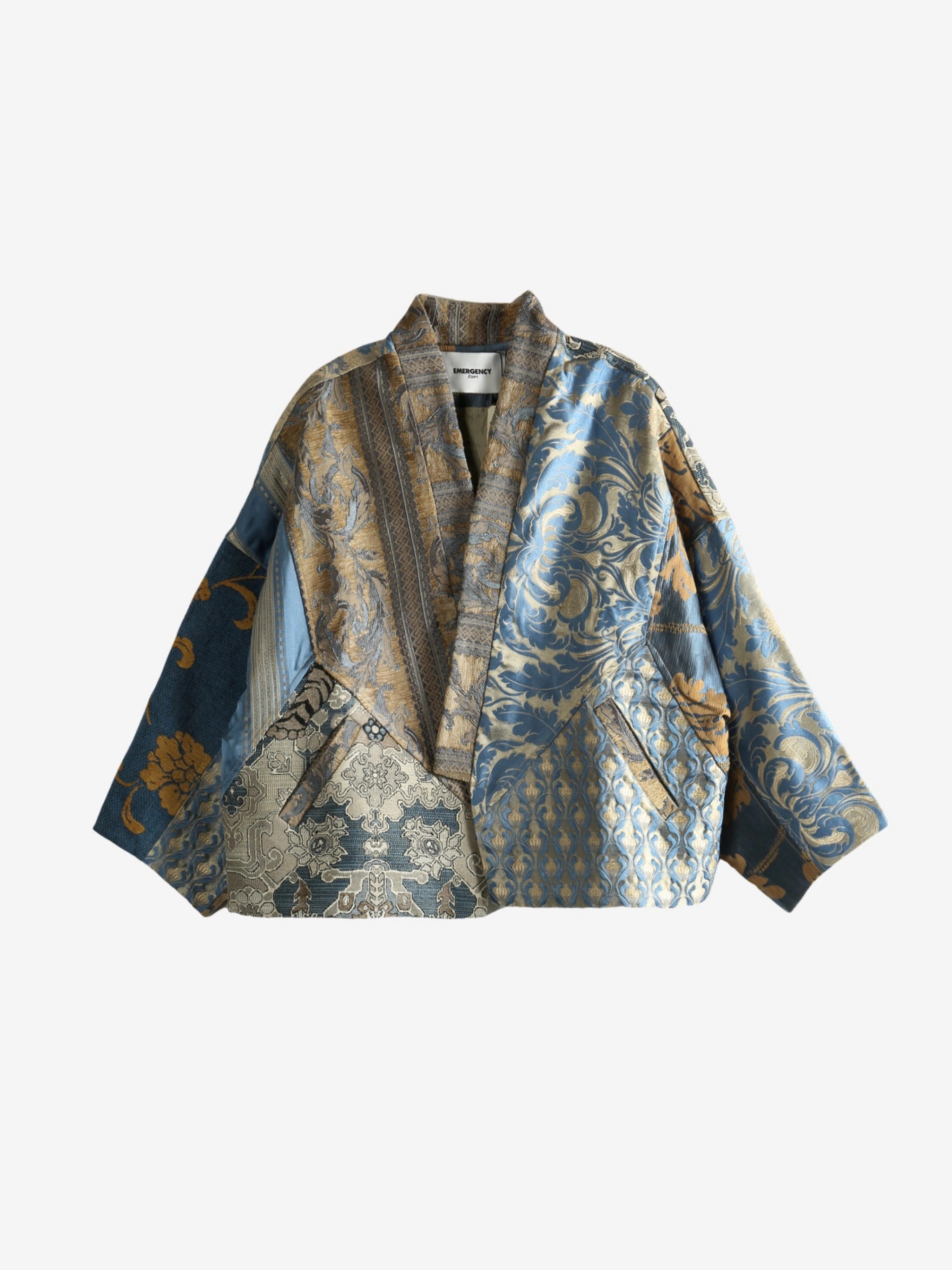 EMERGENCY ROOM - Men Patchworked Kimono Ski Coats Uk