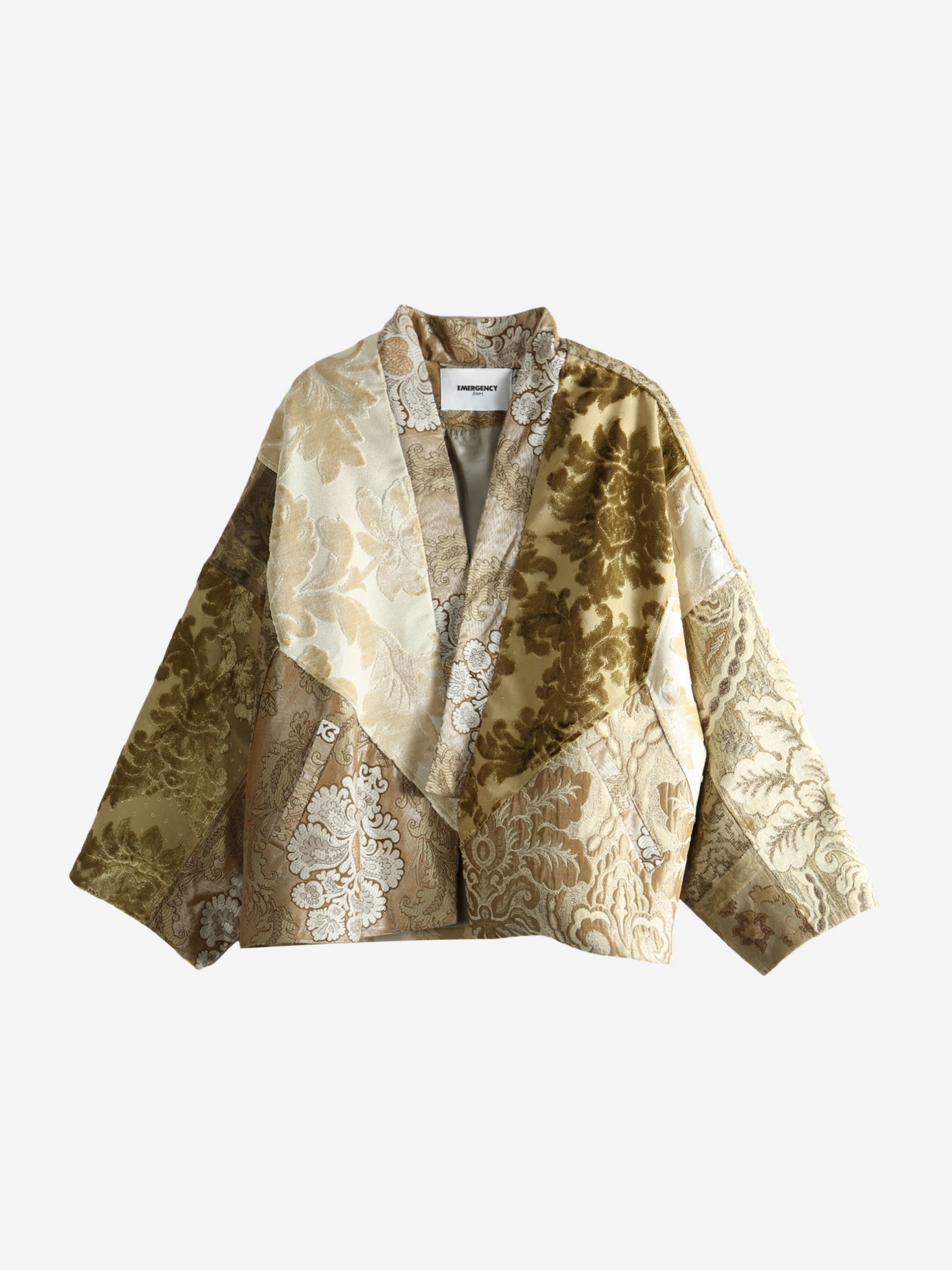 EMERGENCY ROOM - Men Patchworked Kimono Fur On The Inside Coats