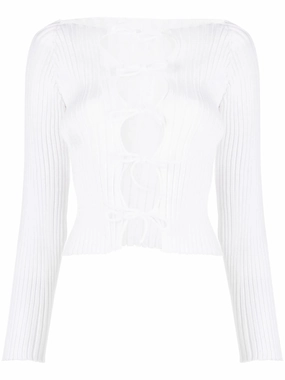 Experimental Knitwear Emma ribbed-knit cardigan