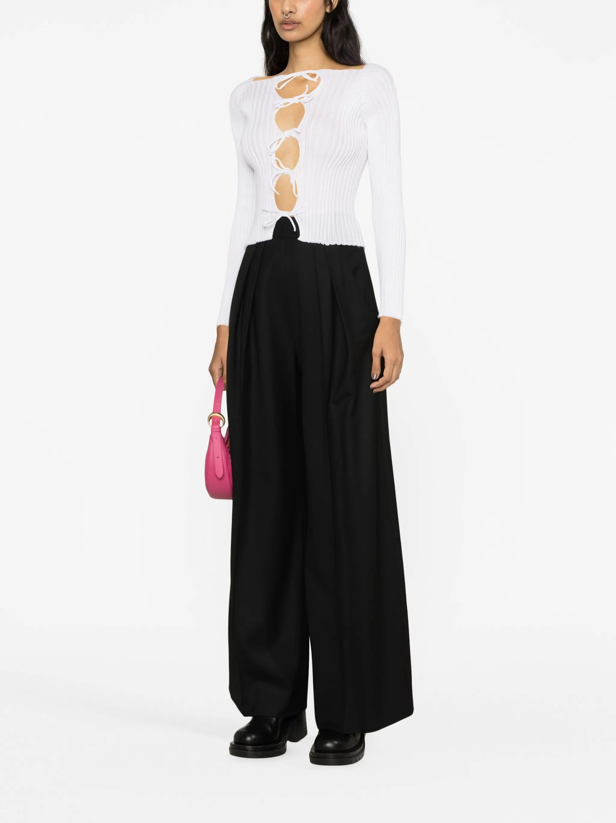 Emma ribbed-knit cardigan Knitwear Pilling