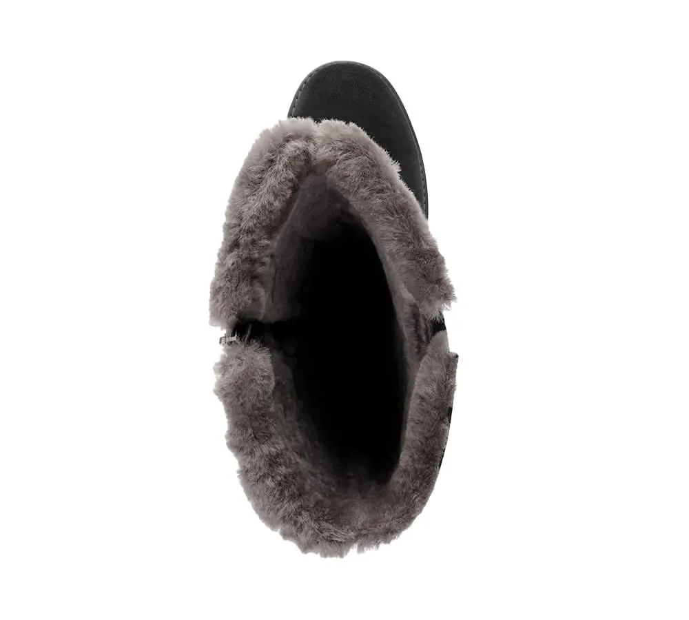 EMU UGG Boots Australian Made Sheepskin Wool Lined Tall Moonta Waterproof Shoes For Japan