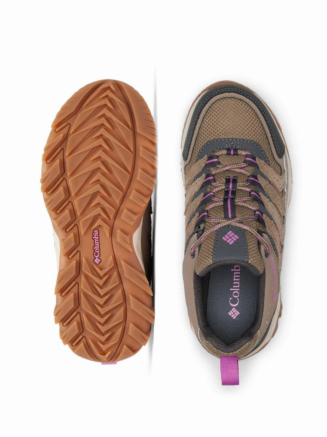 Columbia Women Brown STRATA TRAIL LOW WP Stability Trail Running Shoes Reviews