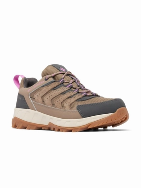 Best Trail Running Shoes For Golf Columbia Women Brown STRATA TRAIL LOW WP