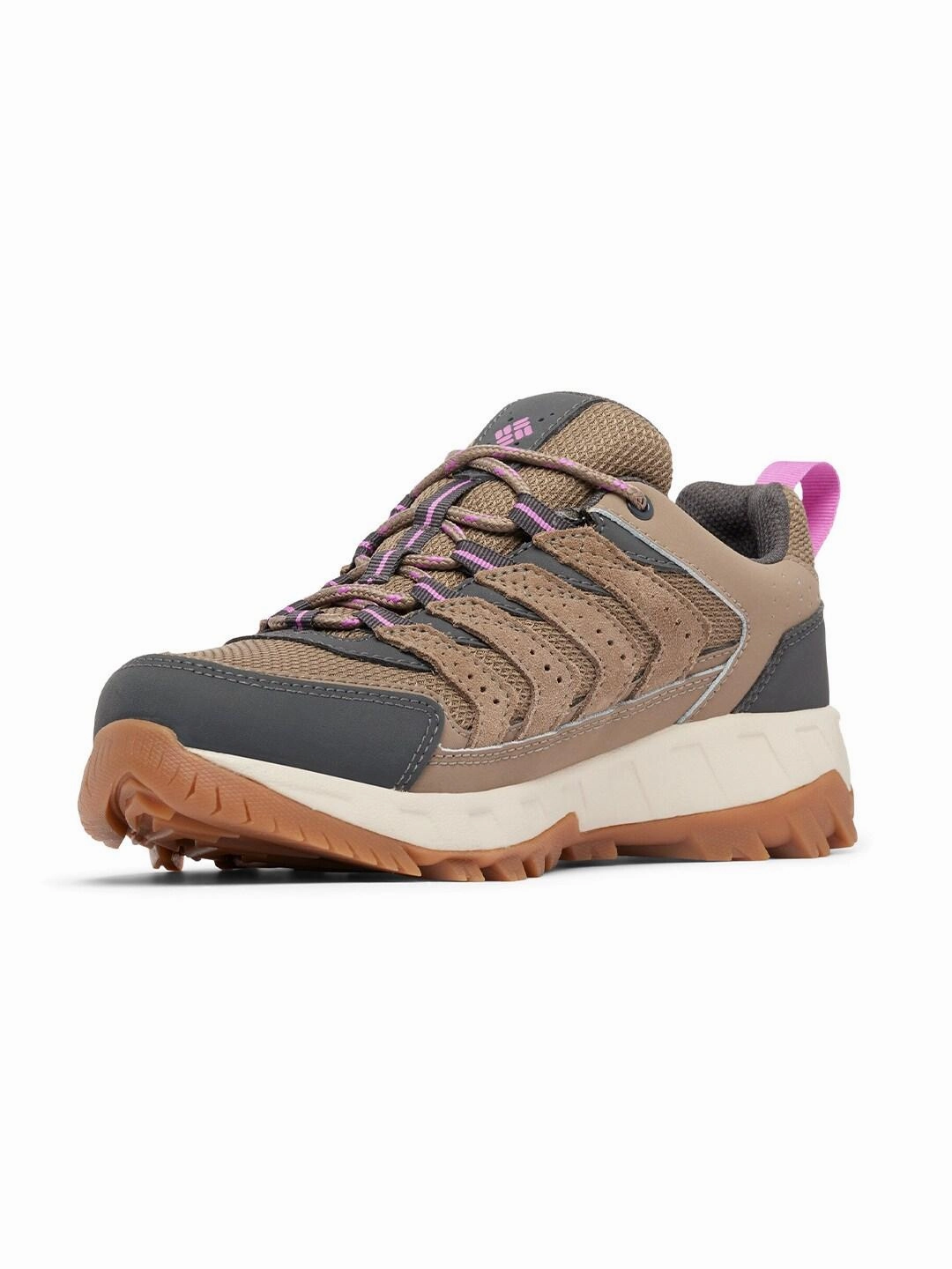 Trail Shoes Overpronation Columbia Women Brown STRATA TRAIL LOW WP