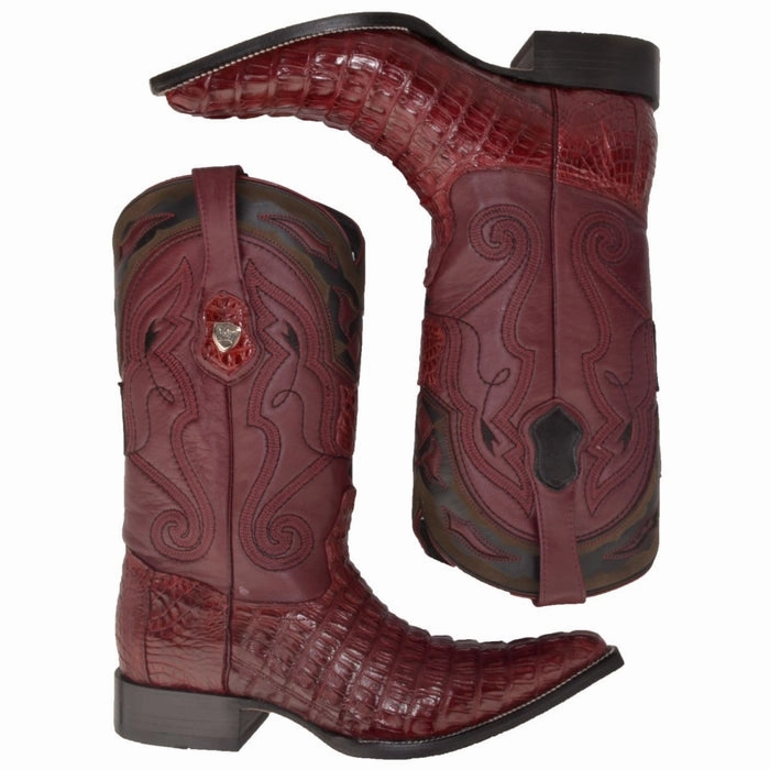 Botas de Cocodrilo Caiman Cola Punta 3X Aladino WW Danner Bull Run Boots