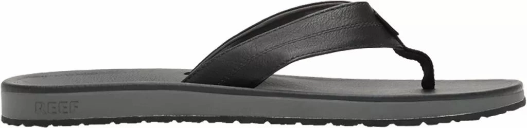 Havaianas Flip Flops Platform Reef Mens Journeyer Flip-Flop Thong Beach Sandal Black Gray RF0A39UGRFBLG