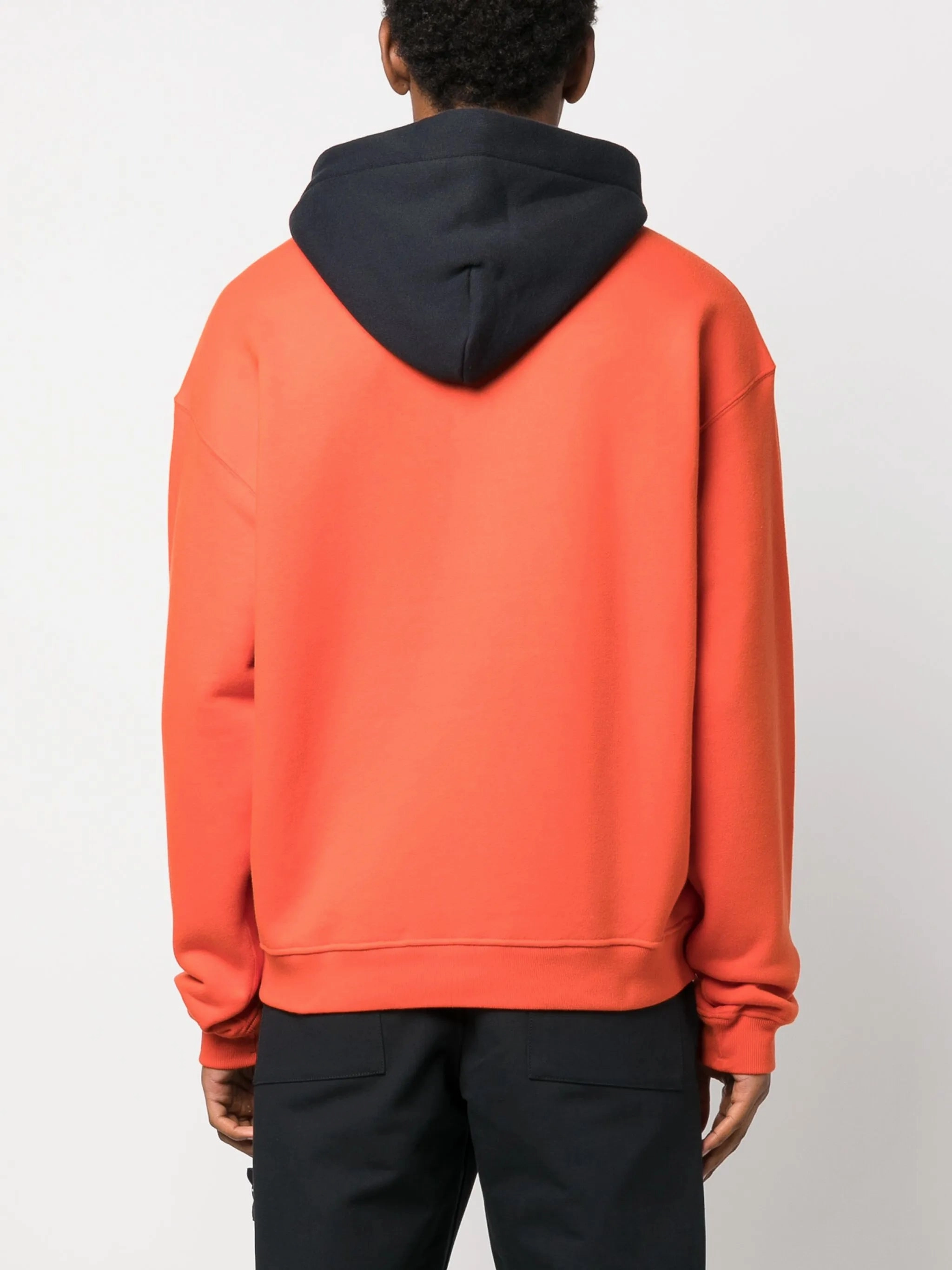 colour-block cotton hoodie The Knitwear Collection