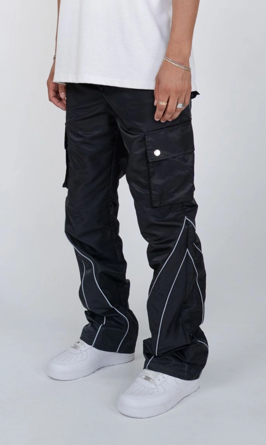 EPTM MV Cargo Pants (Black) Ladies Low Rise Cargo Pants