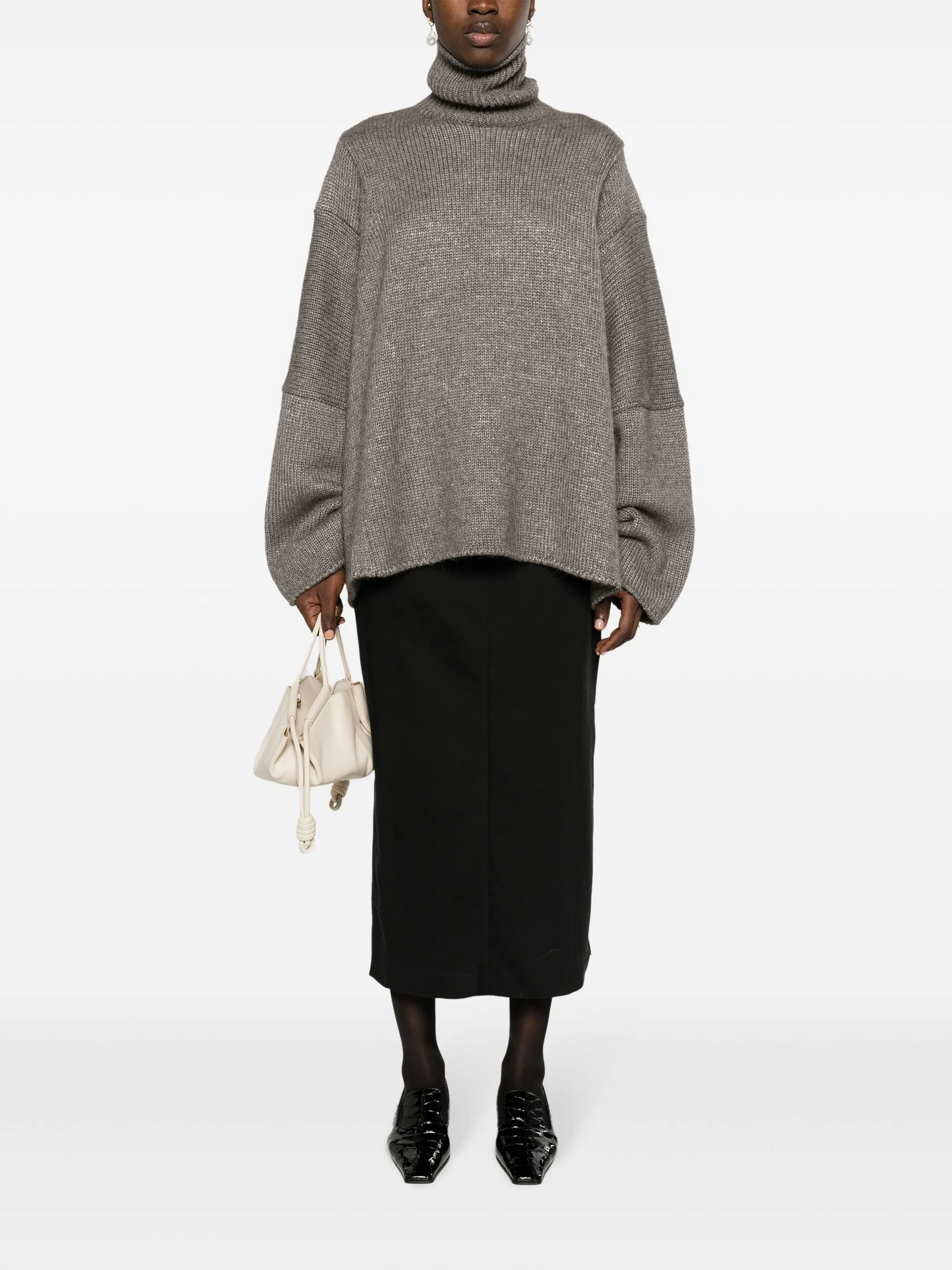 Bernadette Knitwear Erci ribbed-knit roll-neck jumper