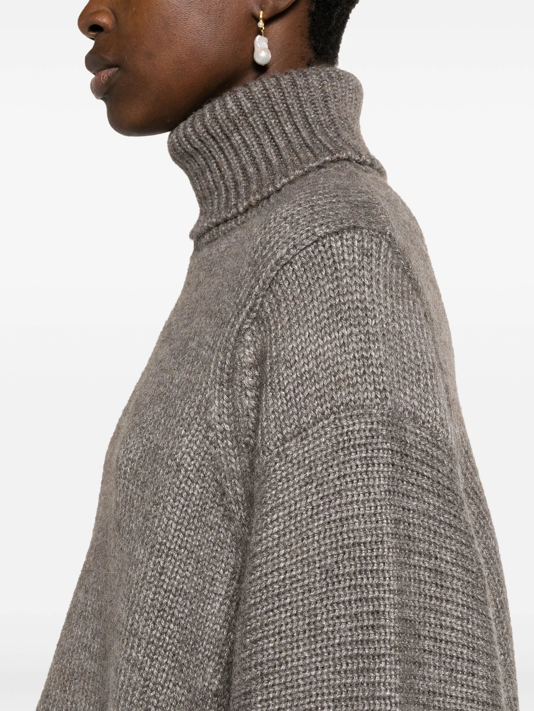 Ella Emhoff Knitwear Erci ribbed-knit roll-neck jumper