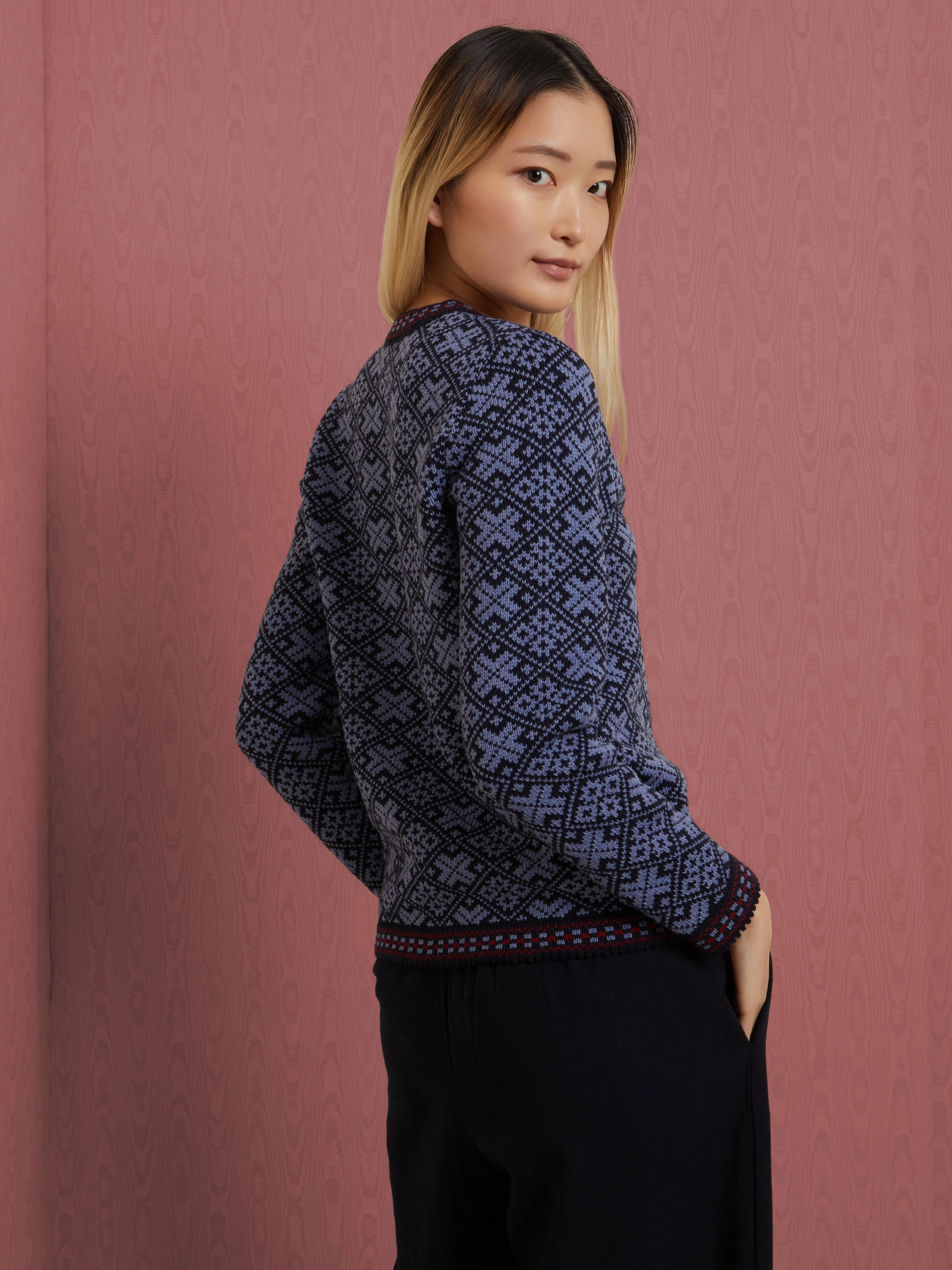 Estonian Nordic Sweater Hawick Knitwear Closure