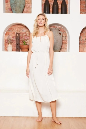 Tigerlily Hydra Wren Dress Long Drop Waist Maxi Dress