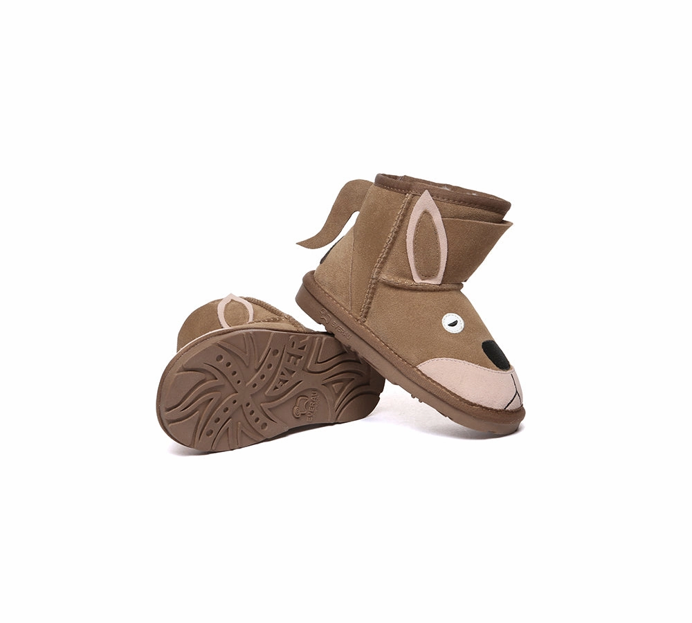 EVERAU UGG Boots Kids Sheepskin Wool Kangaroo Kids Plus Thursday Boots Reddit