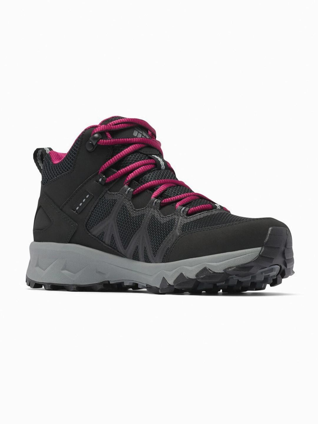 Lace Hiking Shoes Columbia Women Black PEAKFREAK II MID OUTDRY
