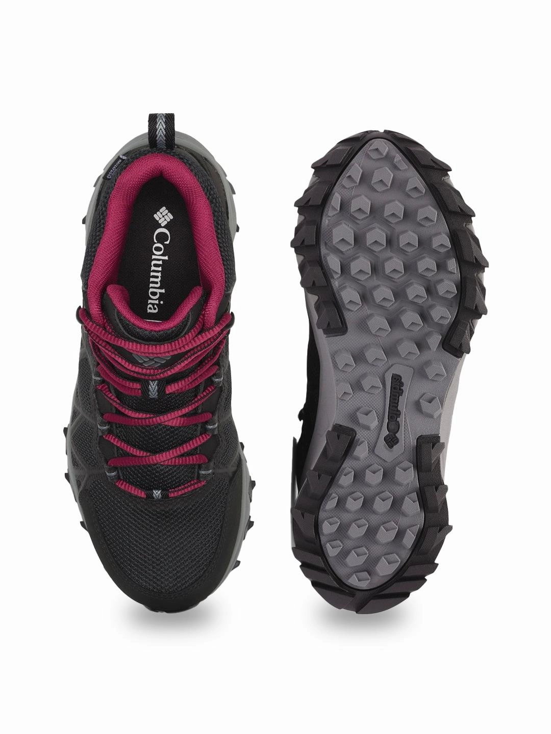 Best Hiking Shoes For Switzerland Columbia Women Black PEAKFREAK II MID OUTDRY