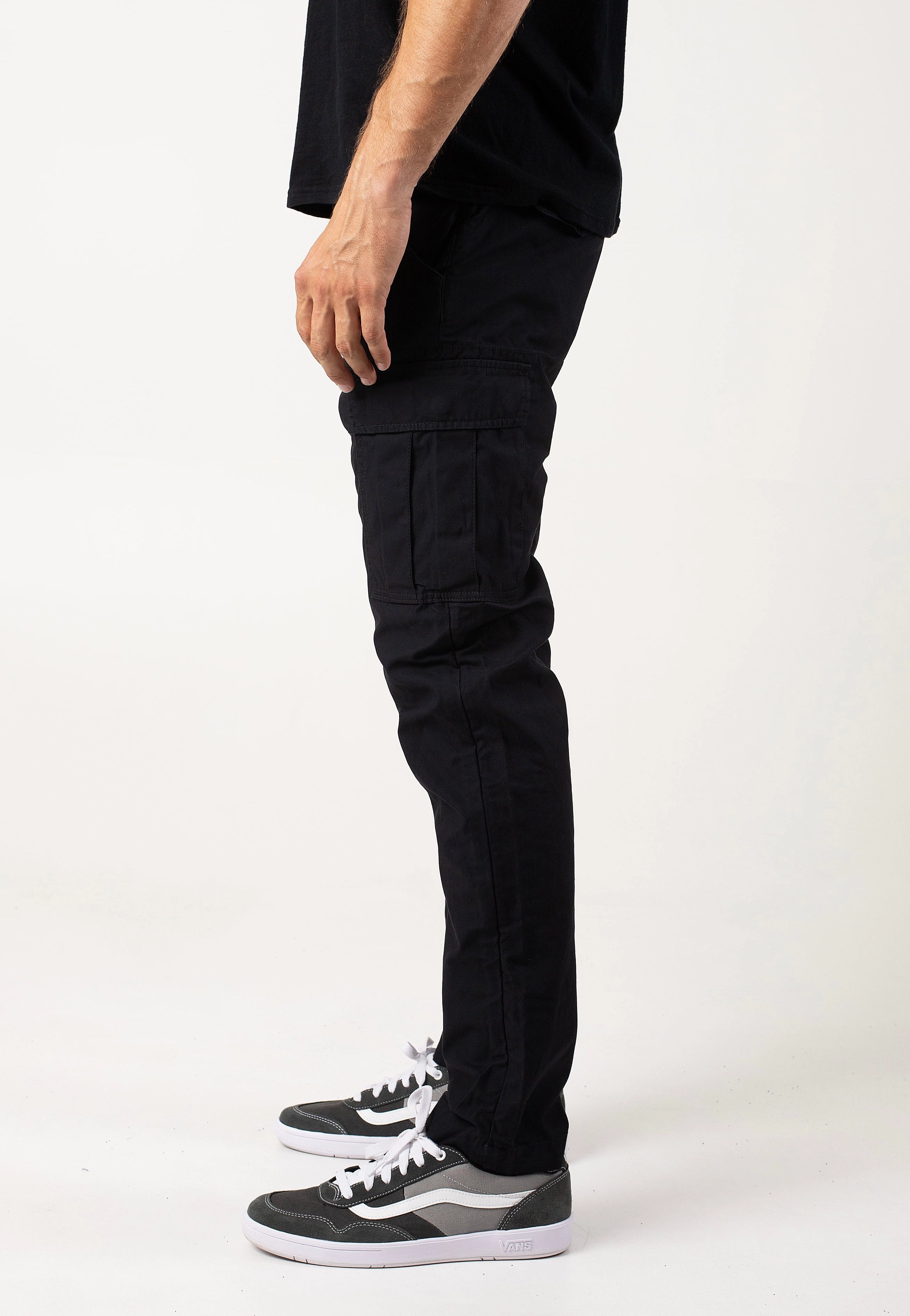 Vintage Industries - Mallow Off Black - Pants Tinseltown Cargo Pants
