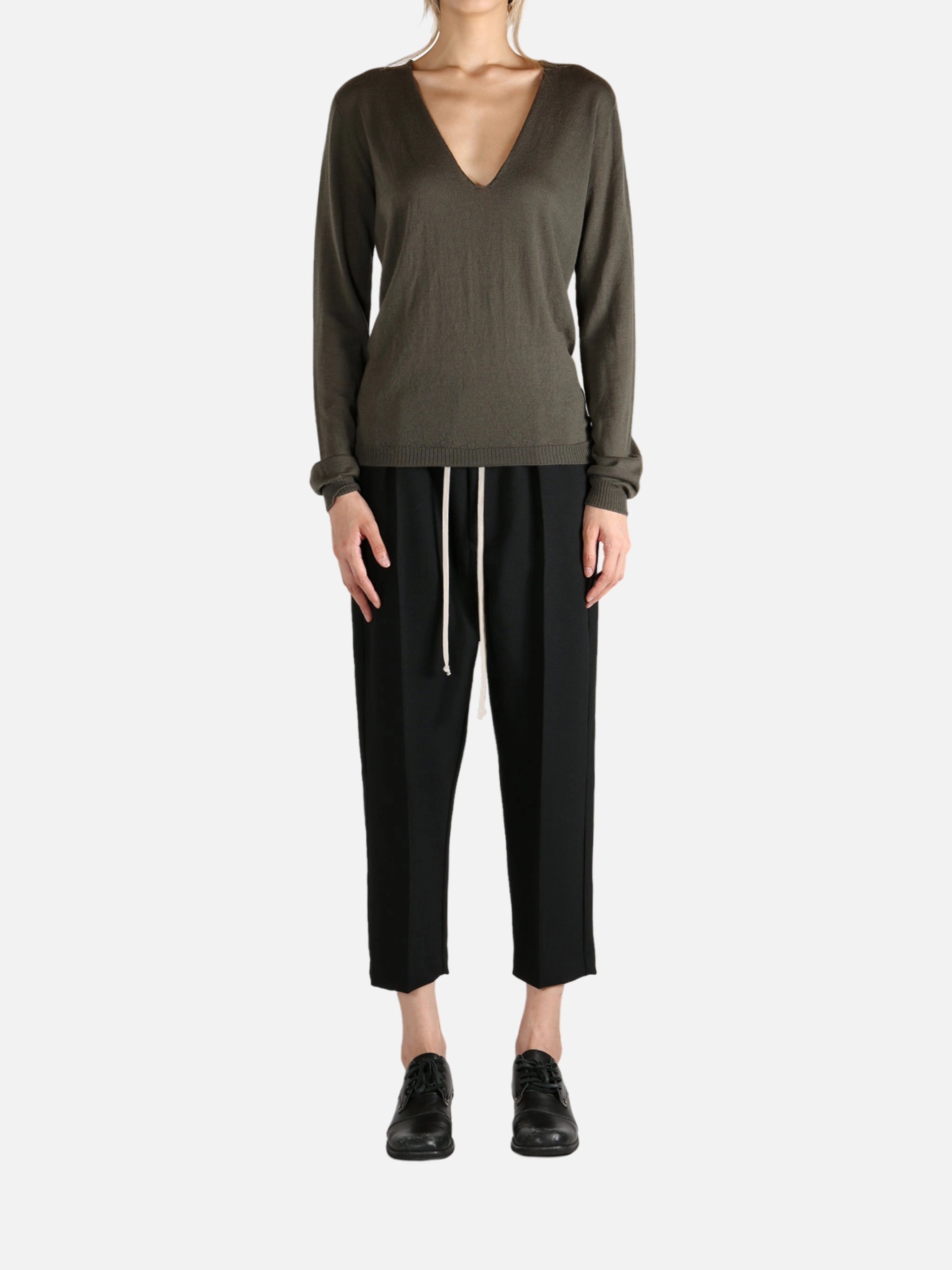 Dior Knitwear RICK OWENS - Women Knit V Neck Pullover