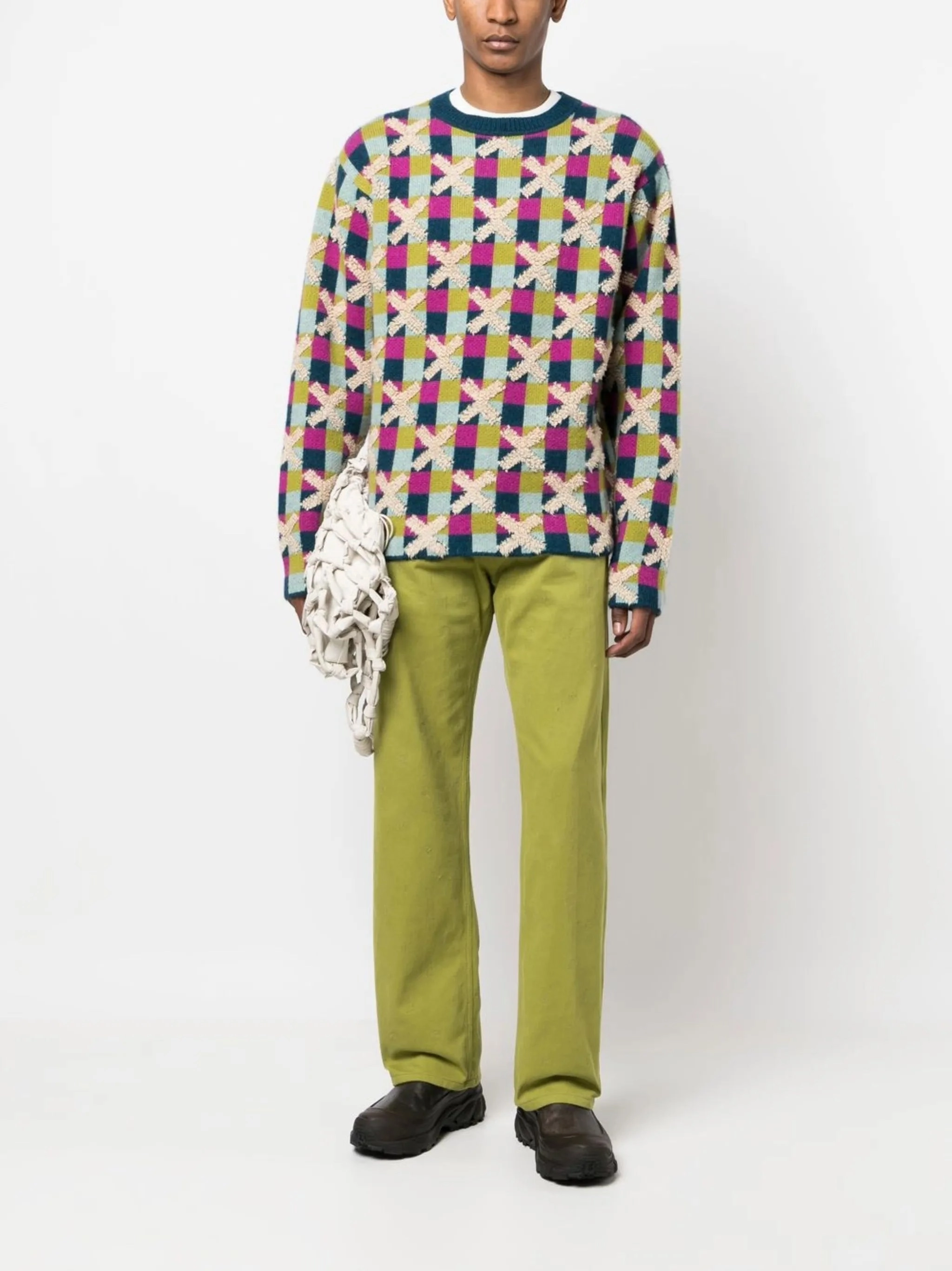 Kenar Knitwear Ex's Racing crew neck jumper