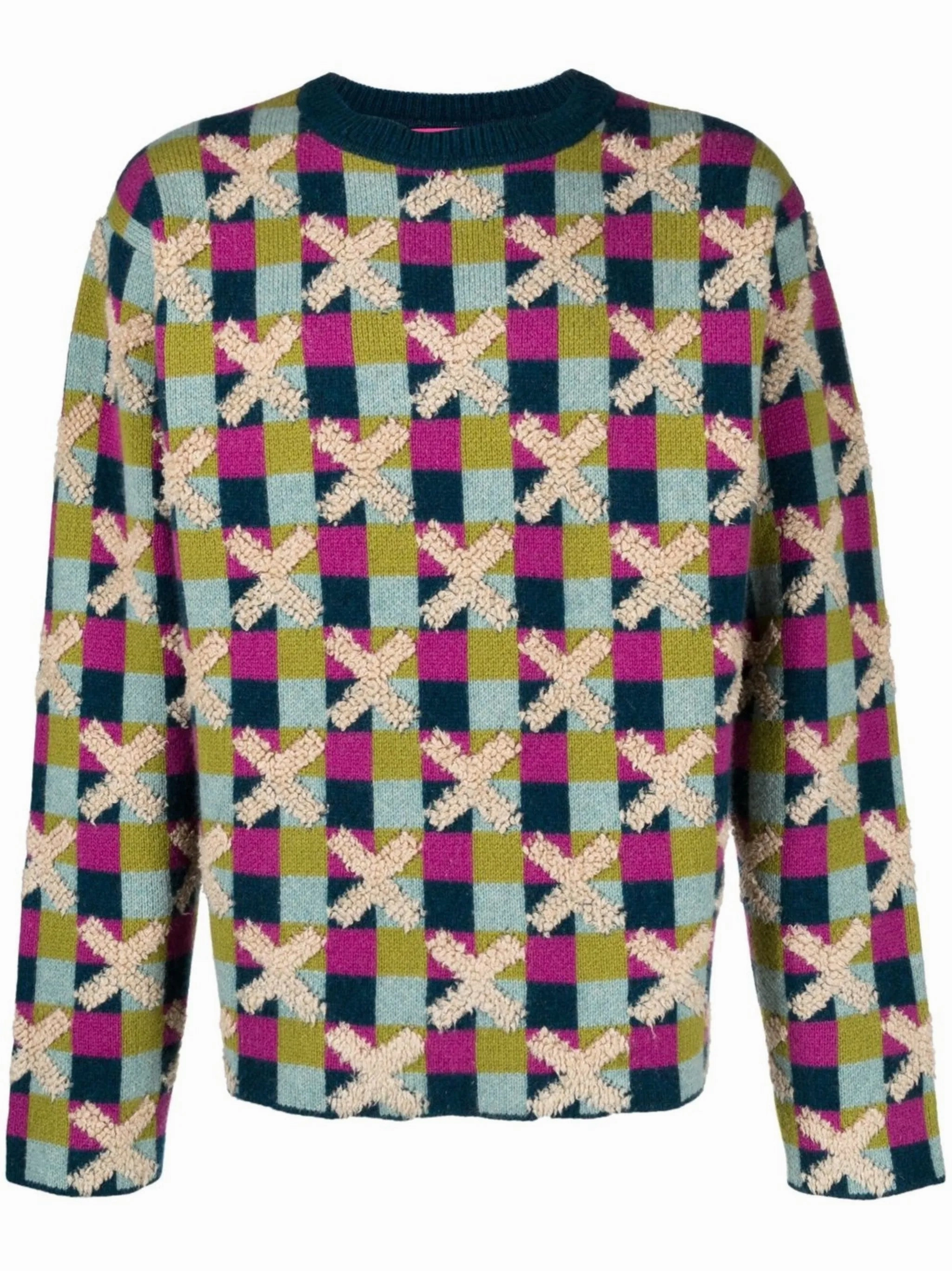 Laboratori Knitwear Ex's Racing crew neck jumper