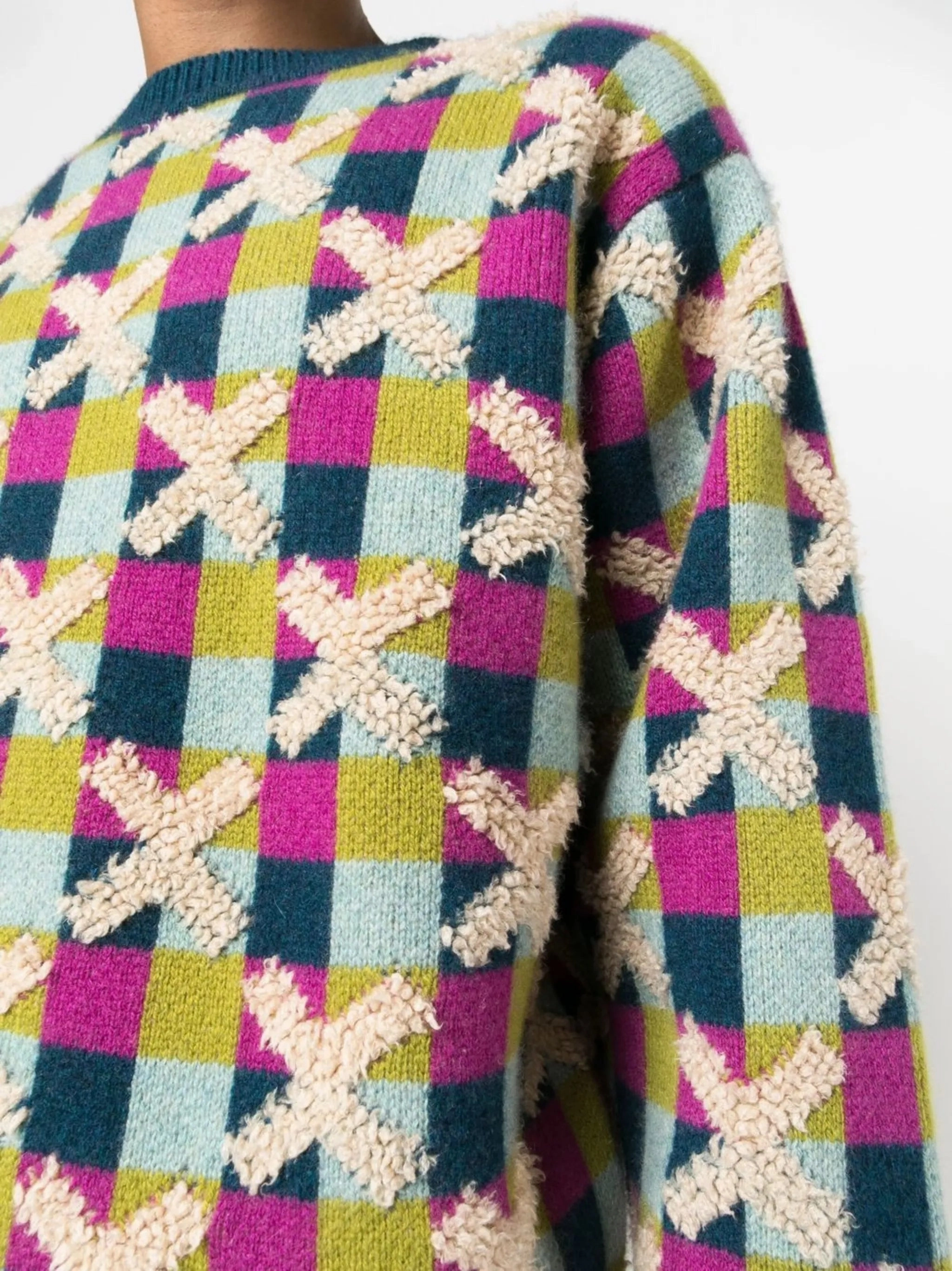 Asda Knitwear Ex's Racing crew neck jumper