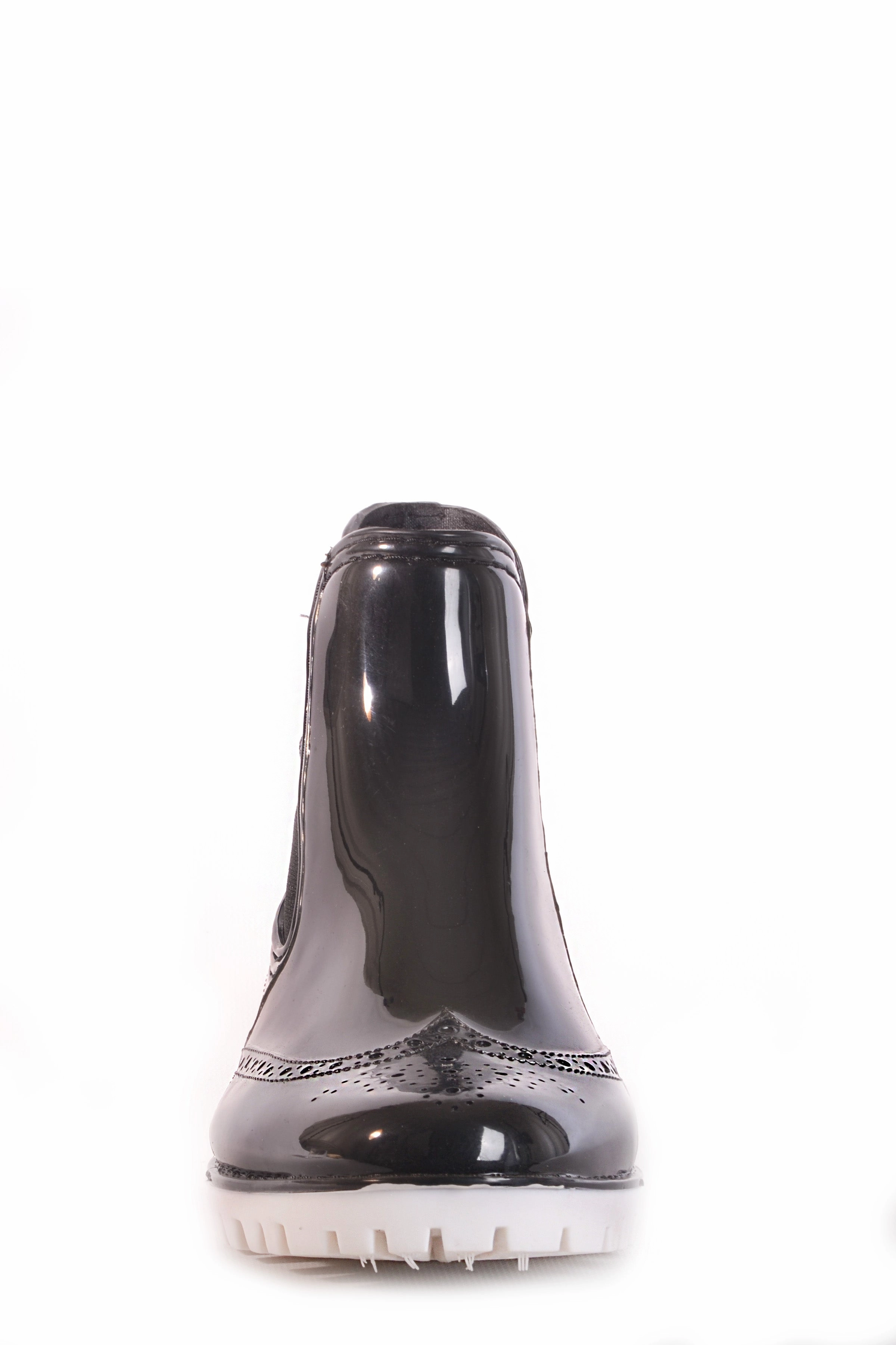 LEEDS BROGUE BLACK Work Steel Toe Boots