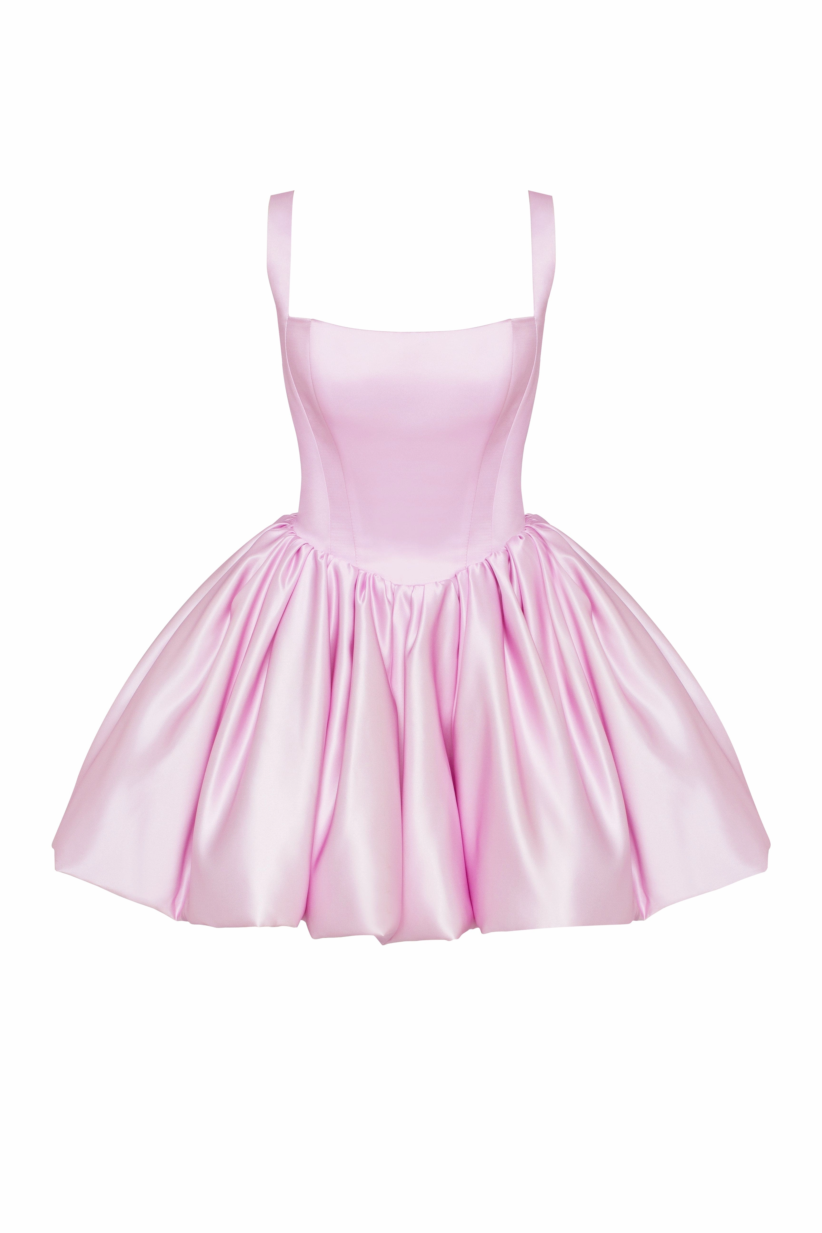 Adorable pink mini dress with puffy skirt, Glow-Up The Empress Eugenie Worth Dress