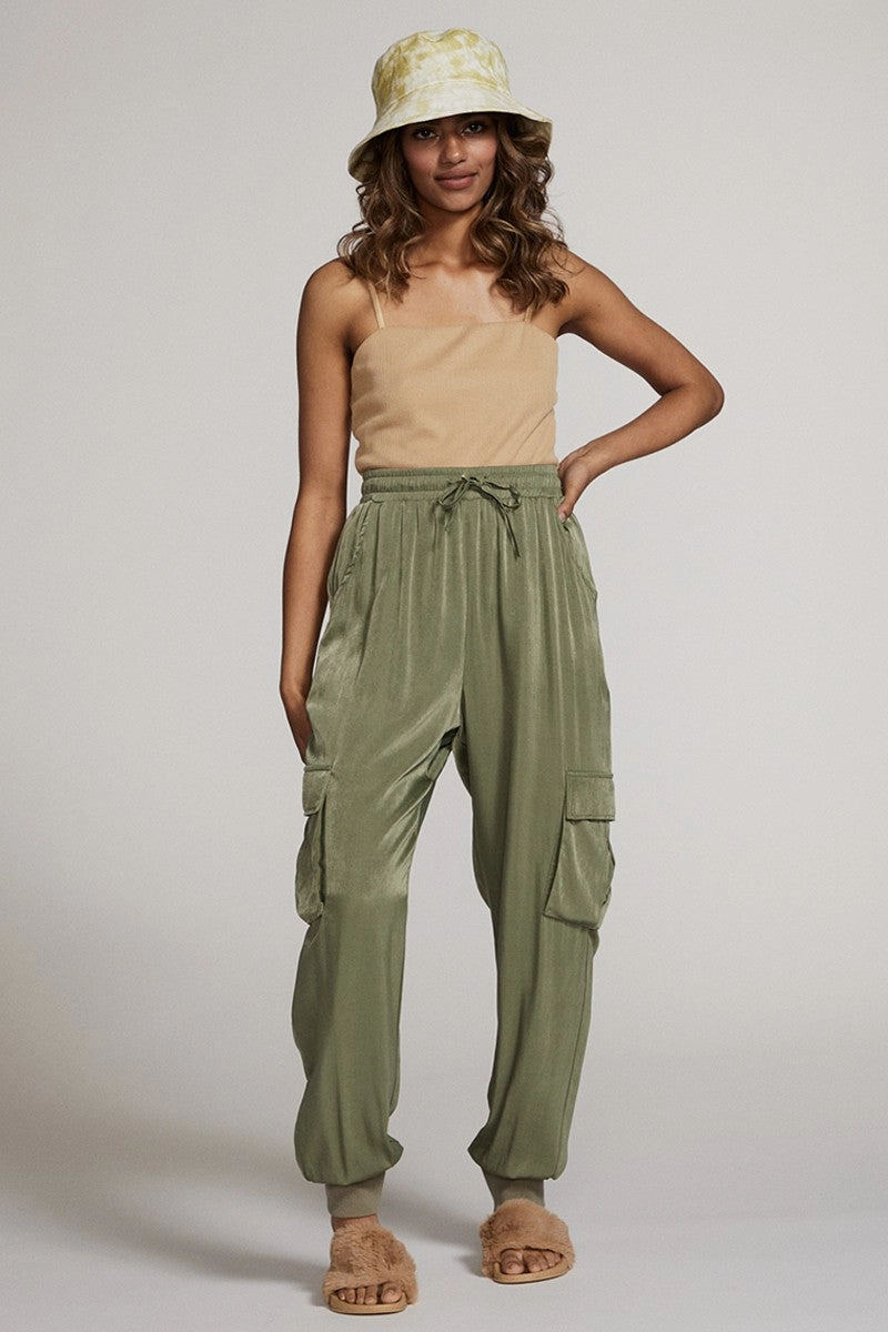 Textured satin cargo pants Movement Cargo Pants