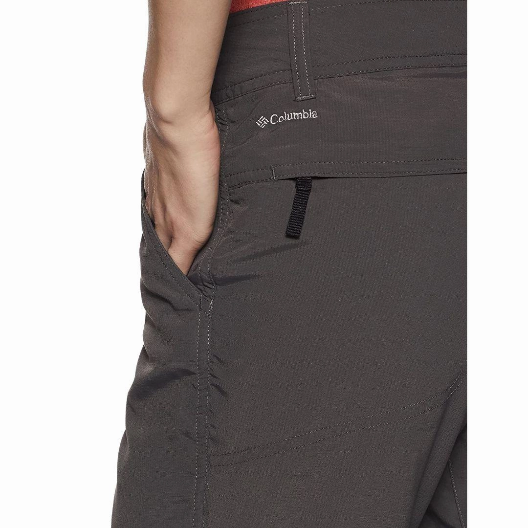 Columbia Women Grey Silver Ridge Convertible Pant (Sun Protection) Cargo Pants 32x34