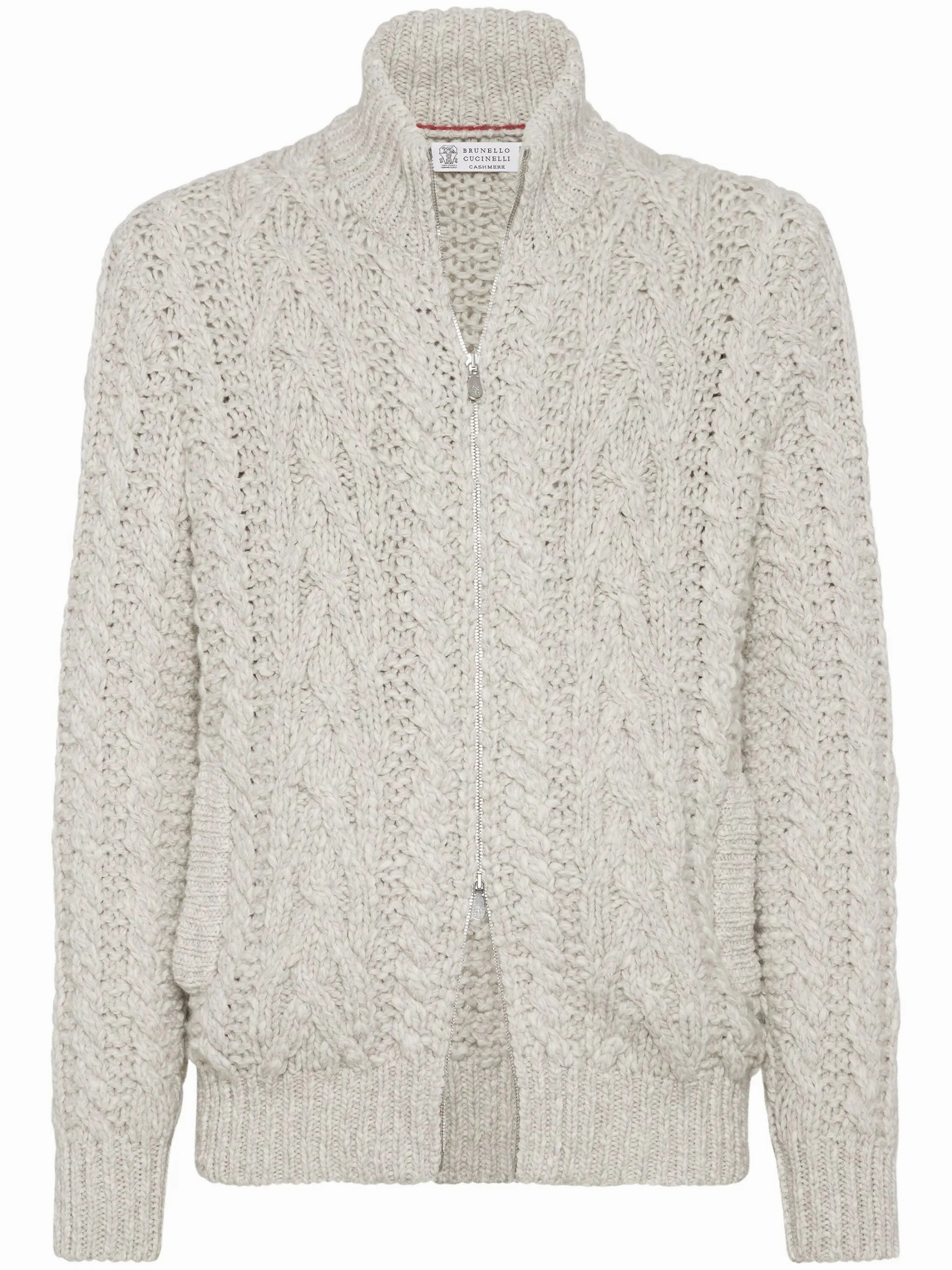 cable-knit zip-up cardigan Sass And Bide Knitwear