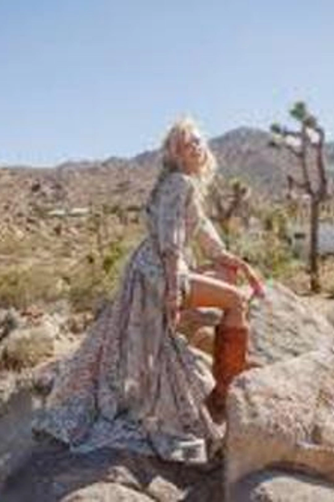 Boho Maxi Dress Floral Chiffon "Blossom" Thin Breezy Turquoise Tan Summer Gown 3/4 Peasant Sleeves Small Medium Large XL Or Plus Size 2X XXL Or 3X XXXL Floral Tiered Maxi Dress