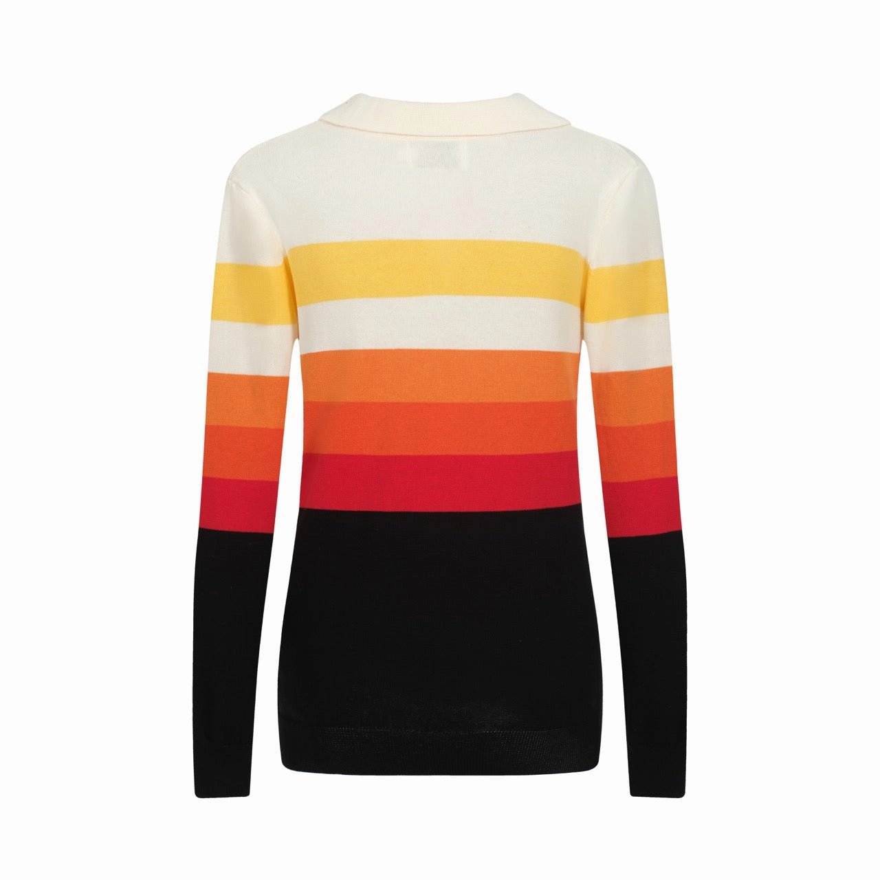 Women's multicolor striped V-neck knitwear Gimaguas Knitwear