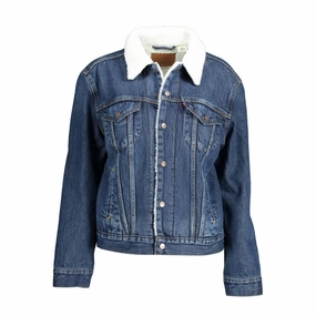 Cheerleading Jackets Levi's Blue Cotton Women Jacket
