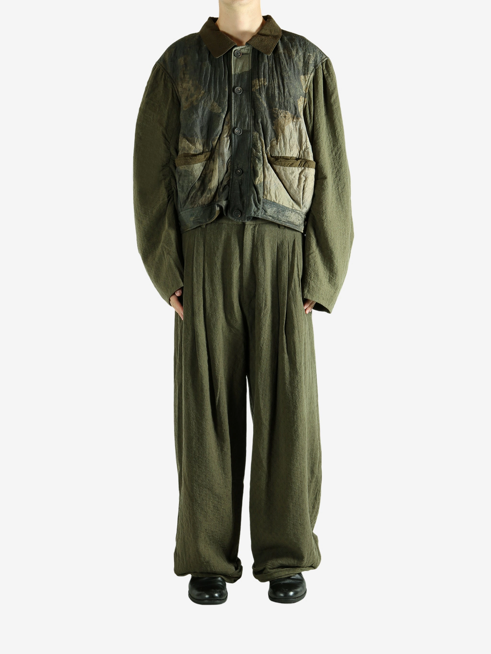 ZIGGY CHEN - Men Heavy Patchwork Jacket Men In Winter Coats