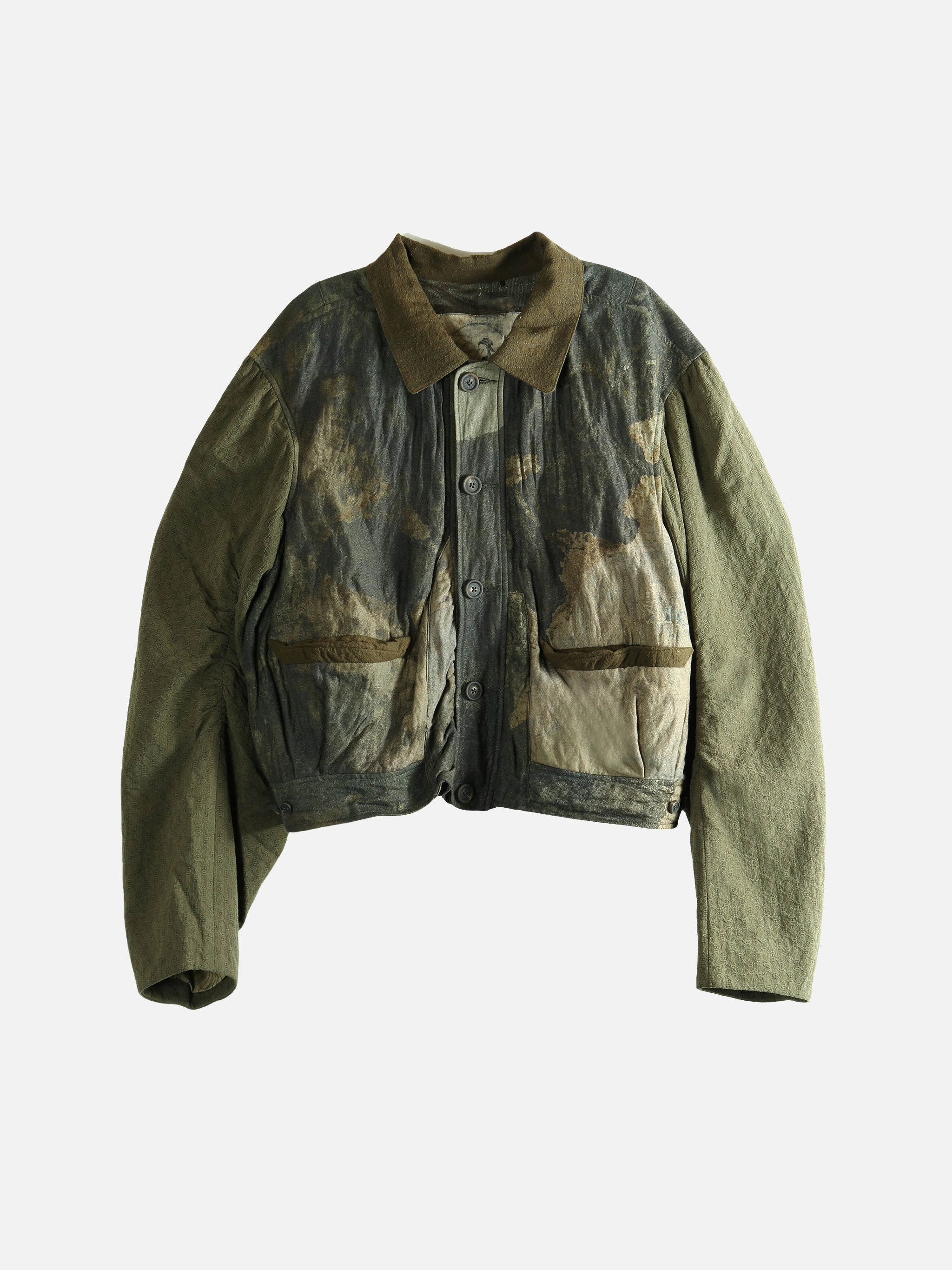 Uncommon Chef Coats ZIGGY CHEN - Men Heavy Patchwork Jacket