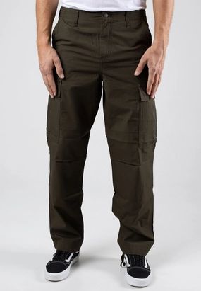 Carhartt WIP - Regular Cargo Rinsed Cypress - Pants Belted Cargo Pants