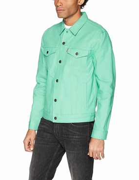Top Shop Coats Levi's Men's Trucker Jacket Spring Mint Crispy