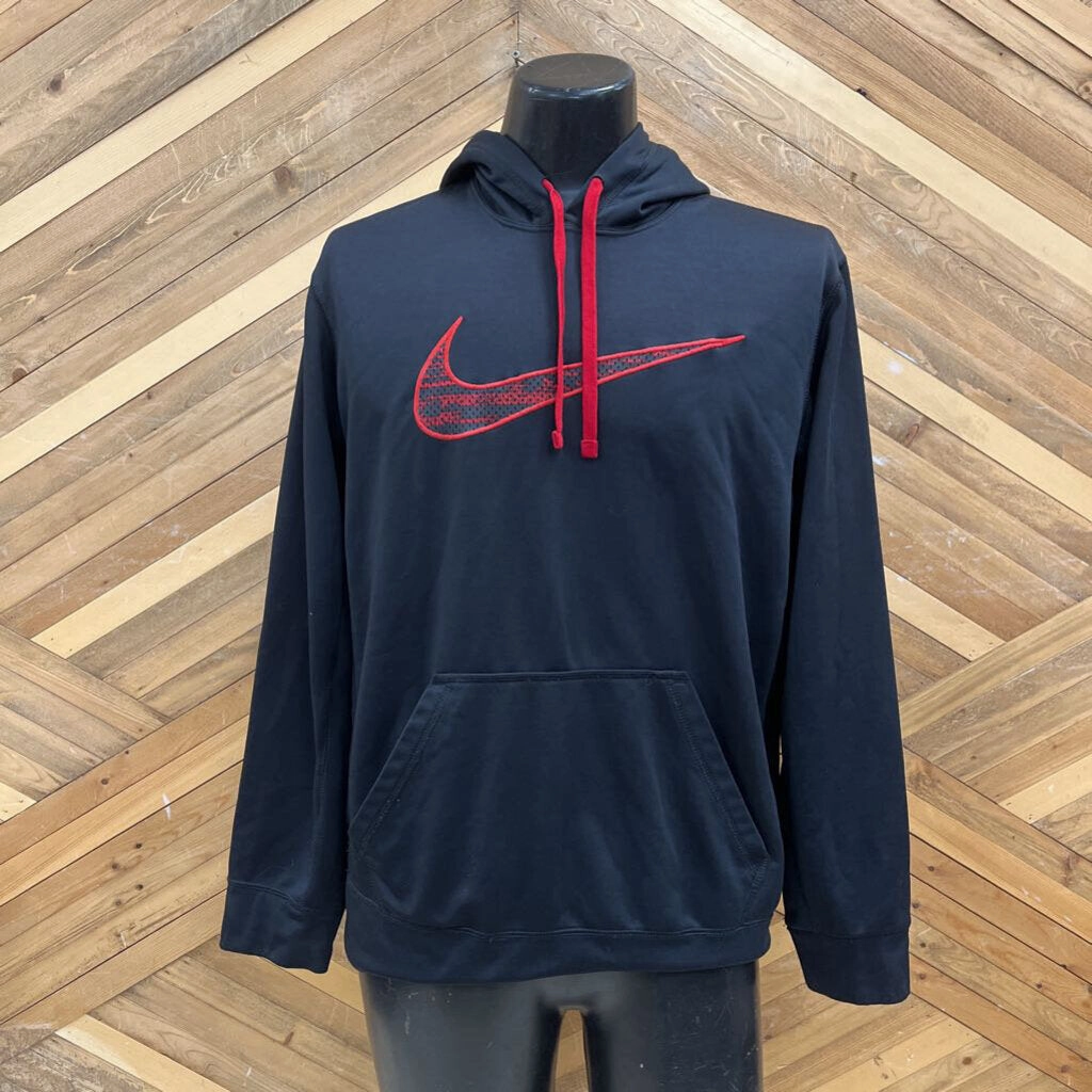 Lake Life Sweatshirts Nike - Men's Therma-Fit Hoodie - MSRP $85: Black-men-MD