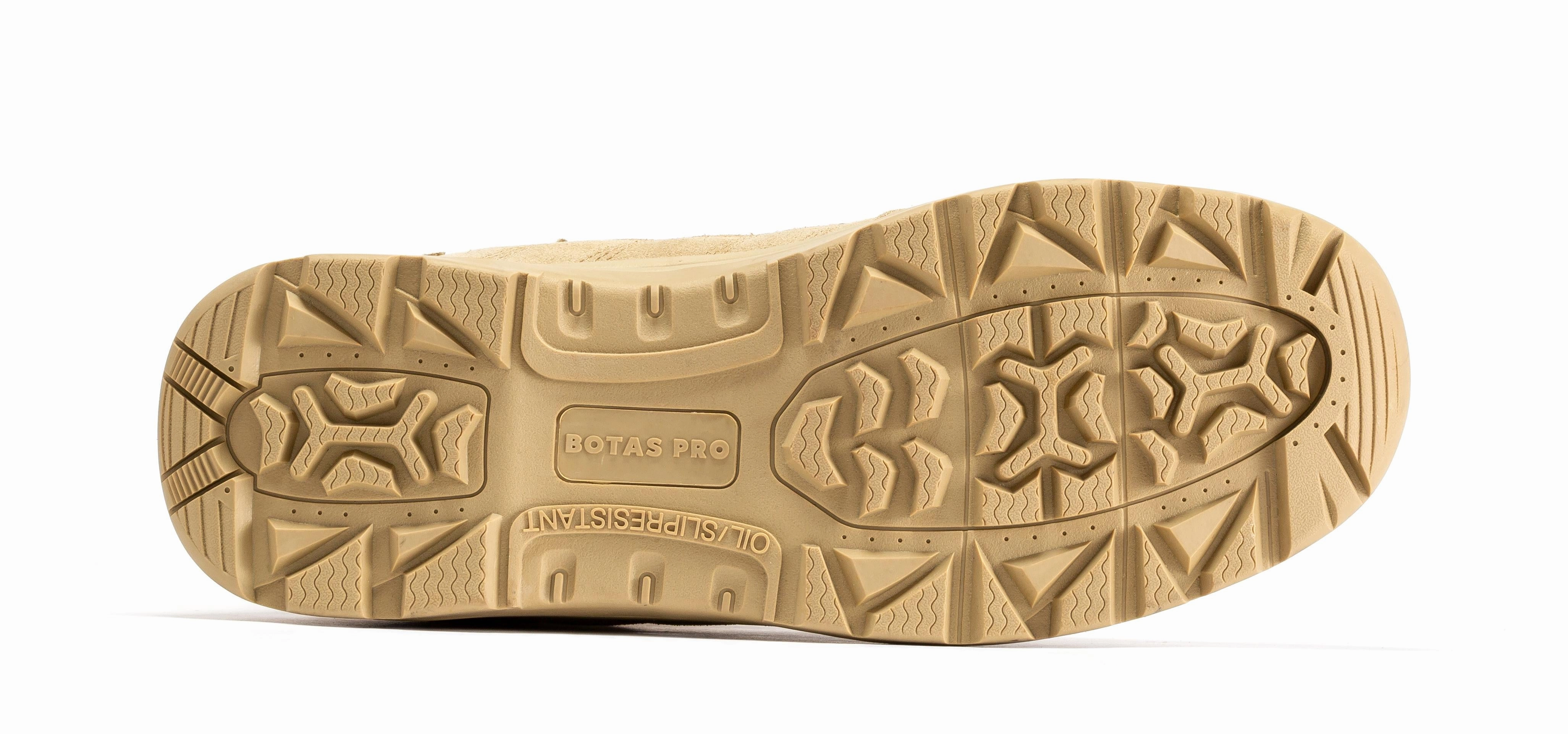 Botas Pro Sand Men's 8 inch Side Zipper Rubber Sole Tactical Boots BMP110SD Inkkas Hiking Boots